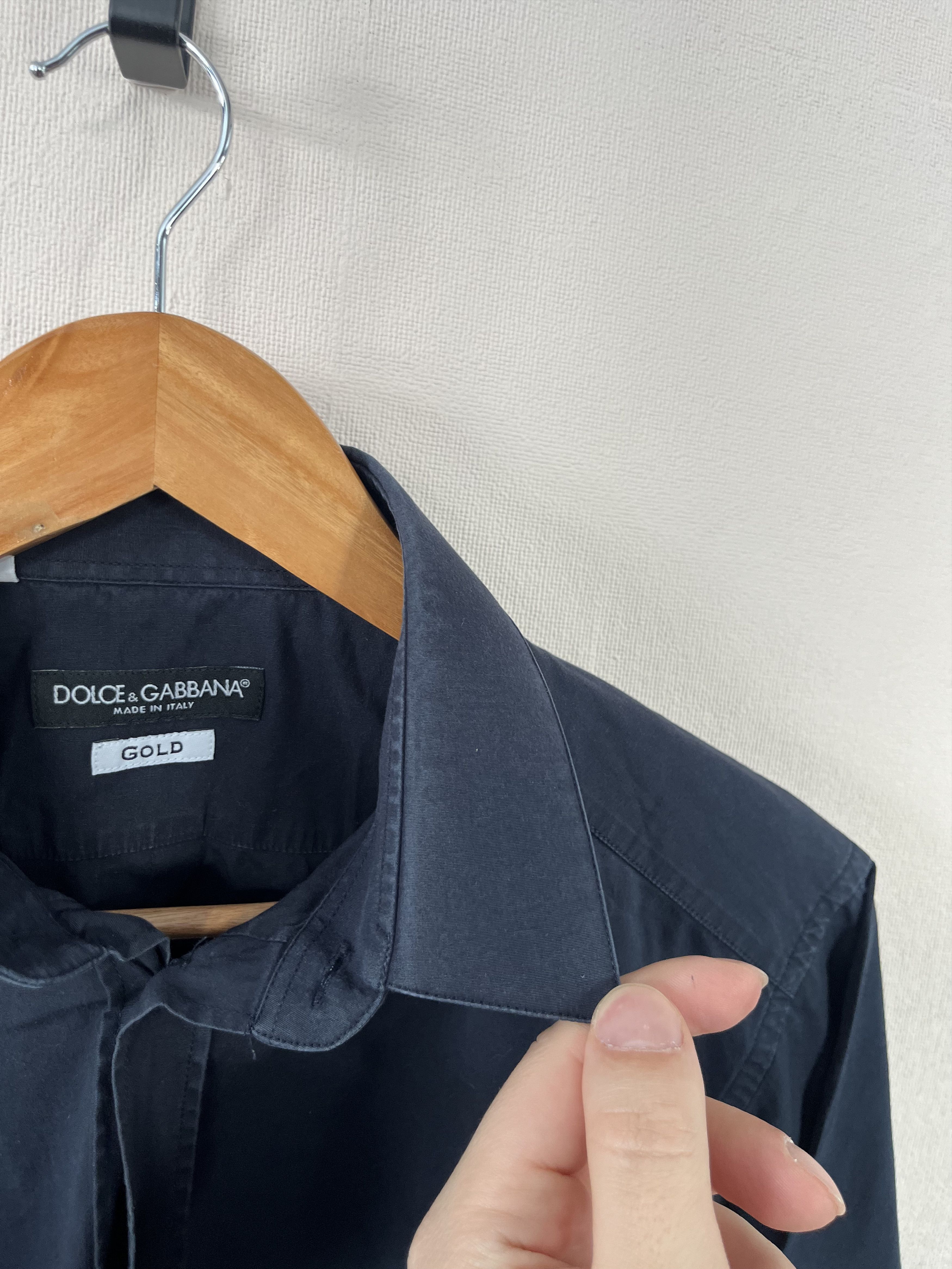 Dolce & Gabbana Dolce Gabbana Gold Black Formal Shirt Button Size 15.5/39 Size US S / EU 44-46 / 1 - 5 Thumbnail