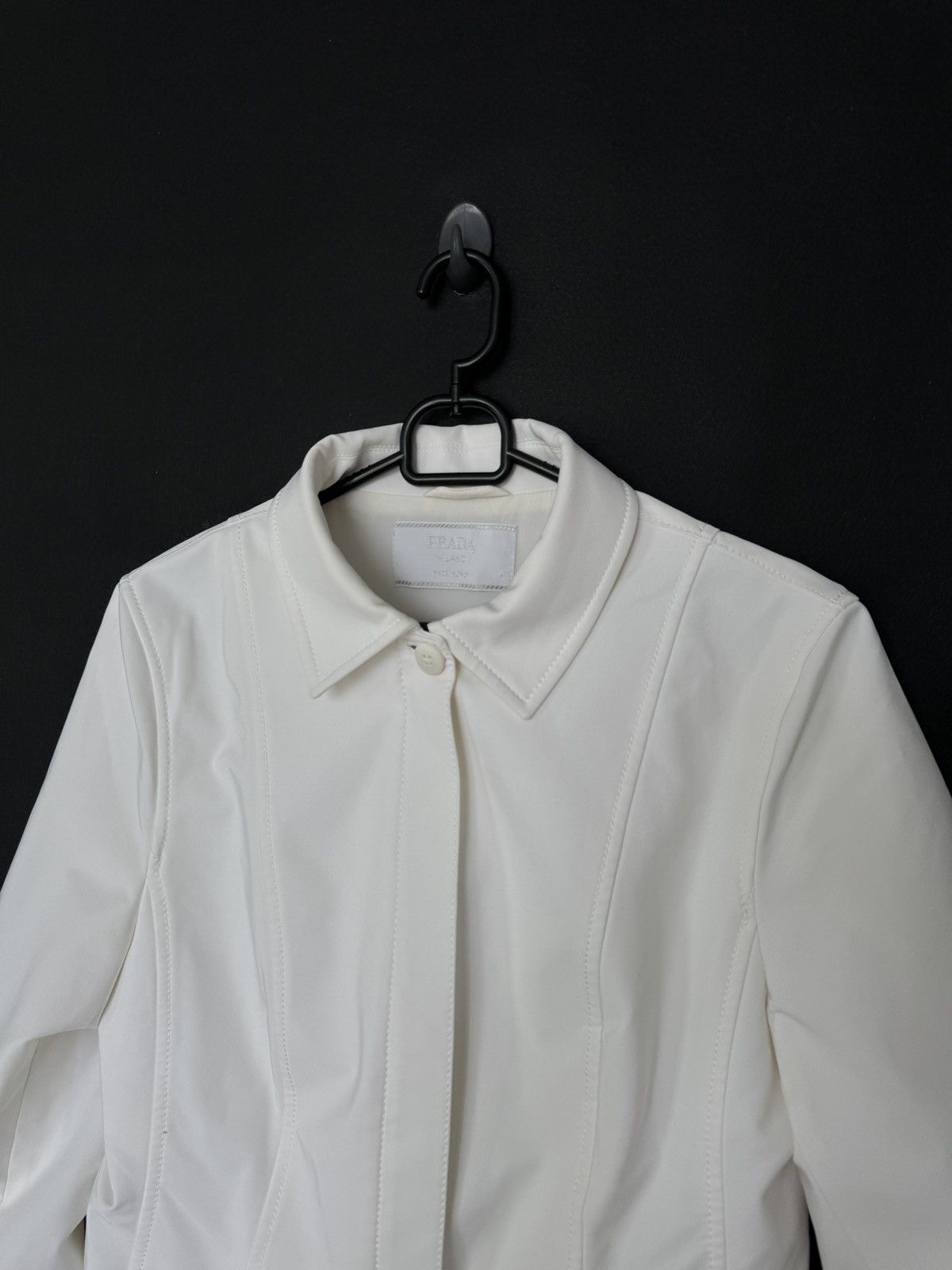 Prada Vintage Prada Jacket white Size M / US 6-8 / IT 42-44 - 2 Thumbnail