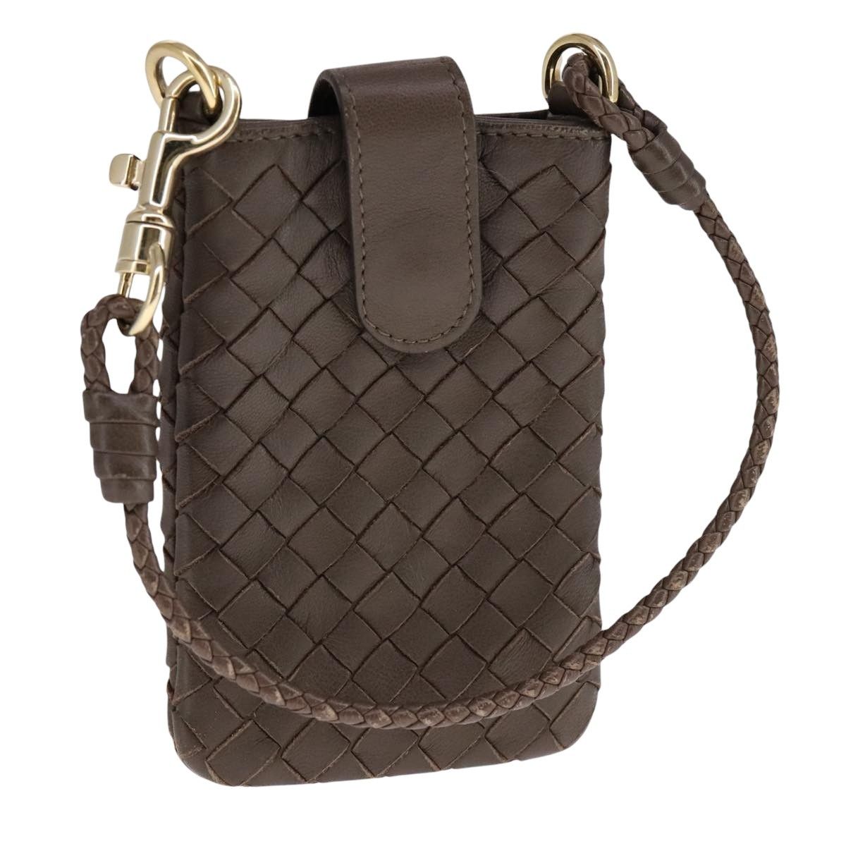 Brown Leather Clutch Bag (Pre-Owned)
