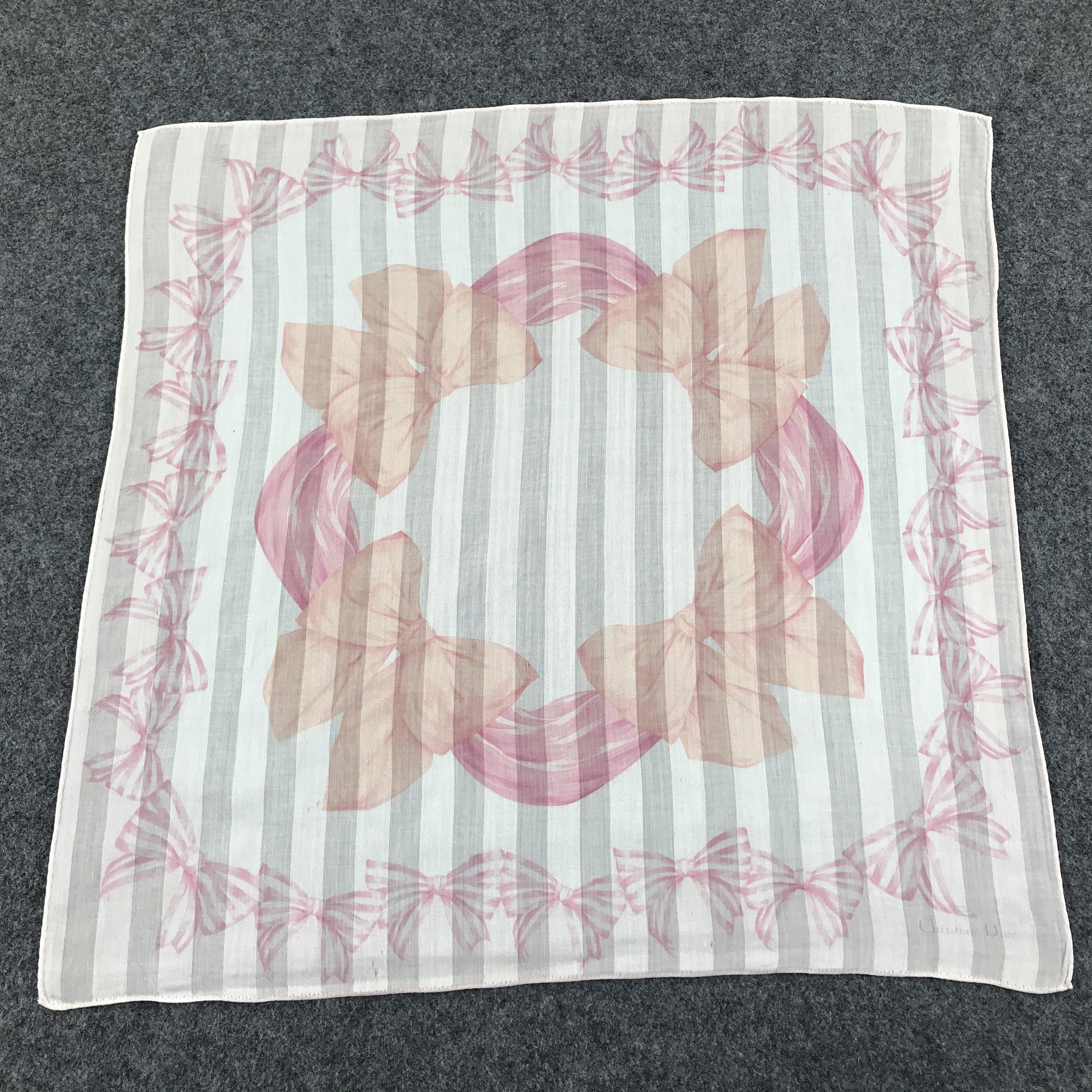 Christian Dior Monsieur Christian Dior Handkerchief Neckerchief Bandana H359 Size ONE SIZE - 1 Thumbnail