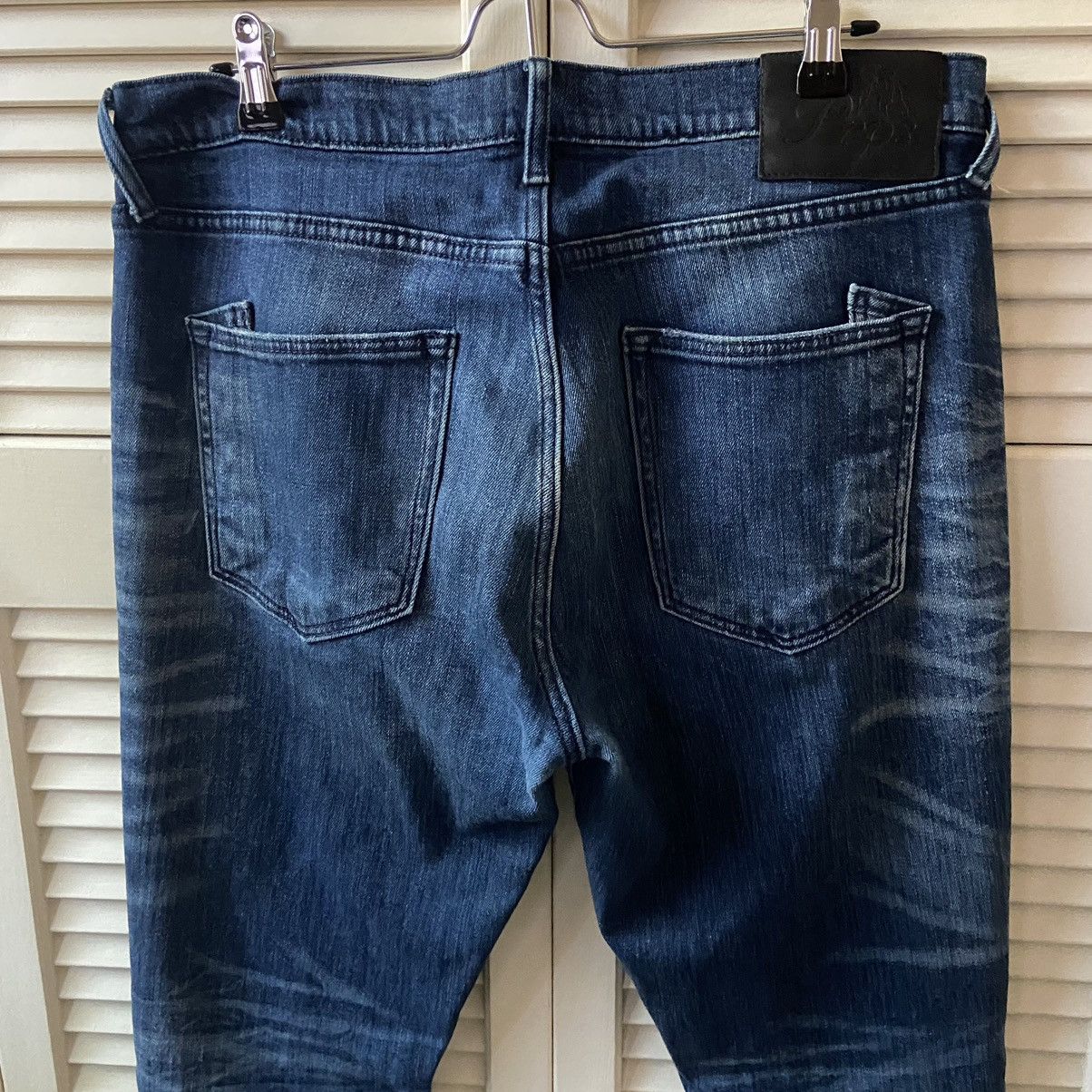 Prps PRPS Stretch Slim Blue Denim Jeans Pants Faded Color Dri Size US 33 - 11 Thumbnail