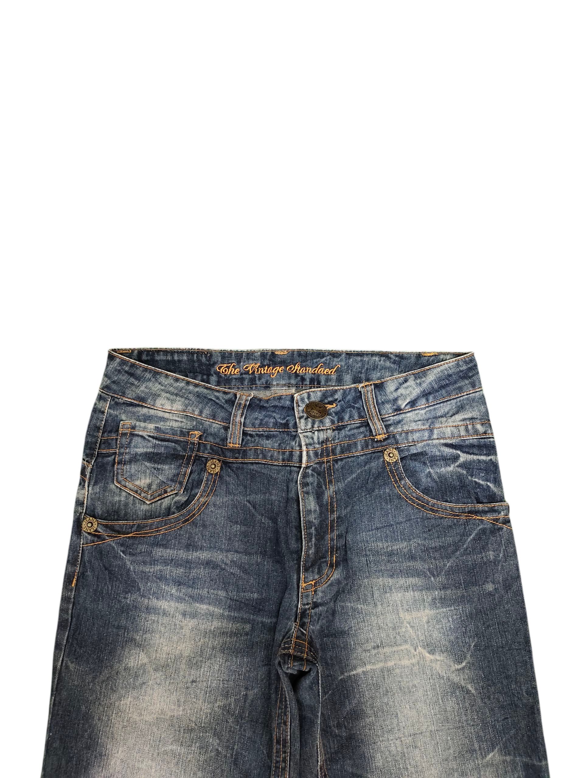 Tornado Mart Japanese Brand The Vintage Clawmark Distress Flare Jeans Size US 32 / EU 48 - 9 Thumbnail
