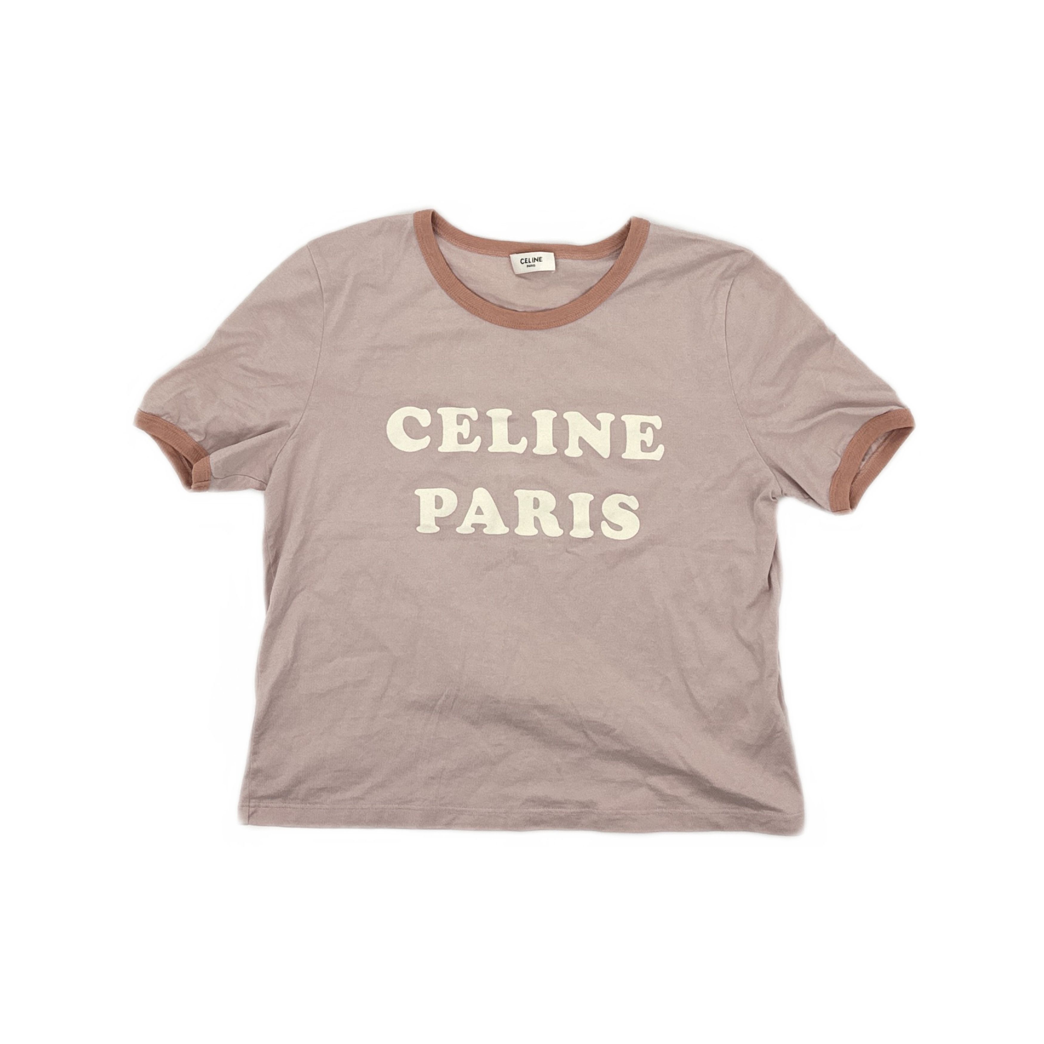 Celine CELINE PARIS Logo T-Shirt Size M Size M / US 6-8 / IT 42-44 - 1 Thumbnail