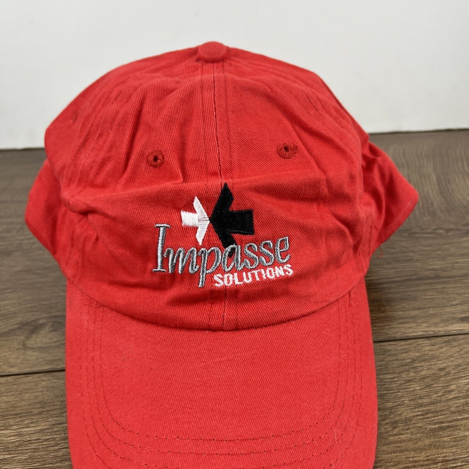 Other Impasse Solutions Hat Red Hat Adjustable Adult Size Hat Red Size ONE SIZE - 7 Thumbnail