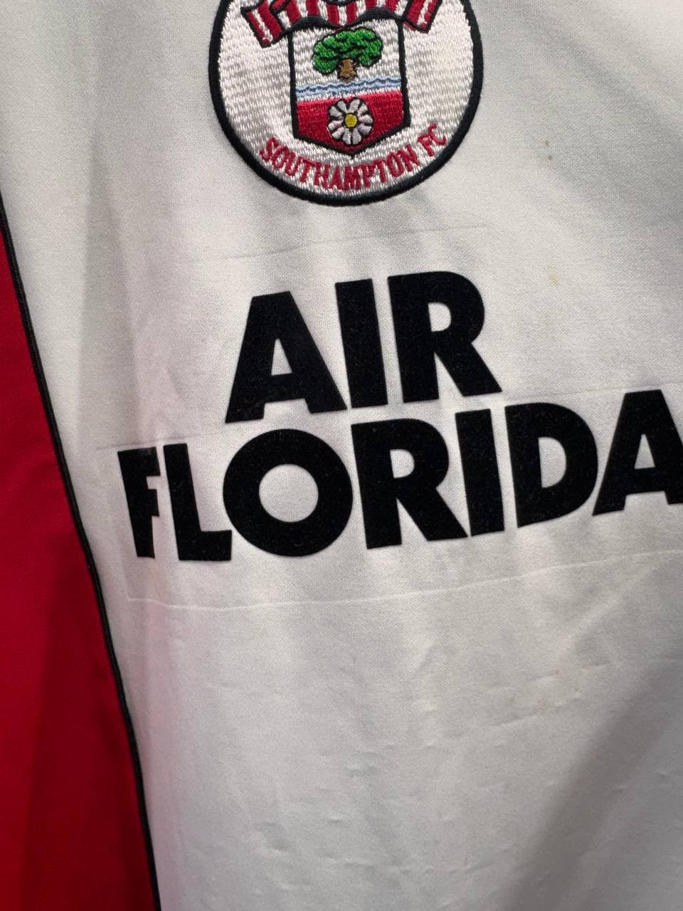 Other Southampton Score Draw Home Air Florida Retro Vintage Shirt Size US L / EU 52-54 / 3 - 6 Thumbnail