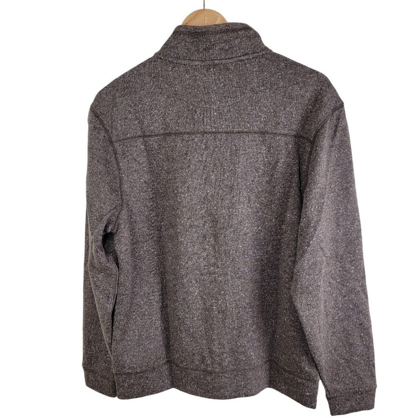 JACHS NY JACHS Mens Full Zip Knit Sweater size L Brown Size US L / EU 52-54 / 3 - 2 Thumbnail