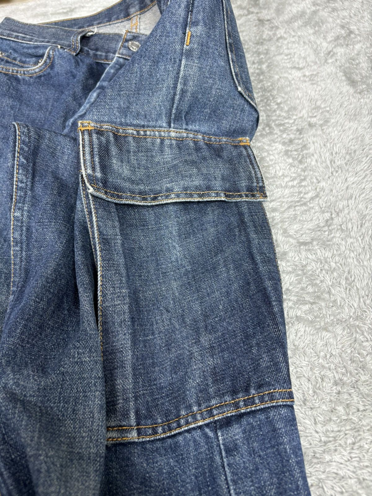 Helmut Lang Vintage 1999 Helmut Lang Cargo Denim. S0373 Size US 29 - 7 Thumbnail