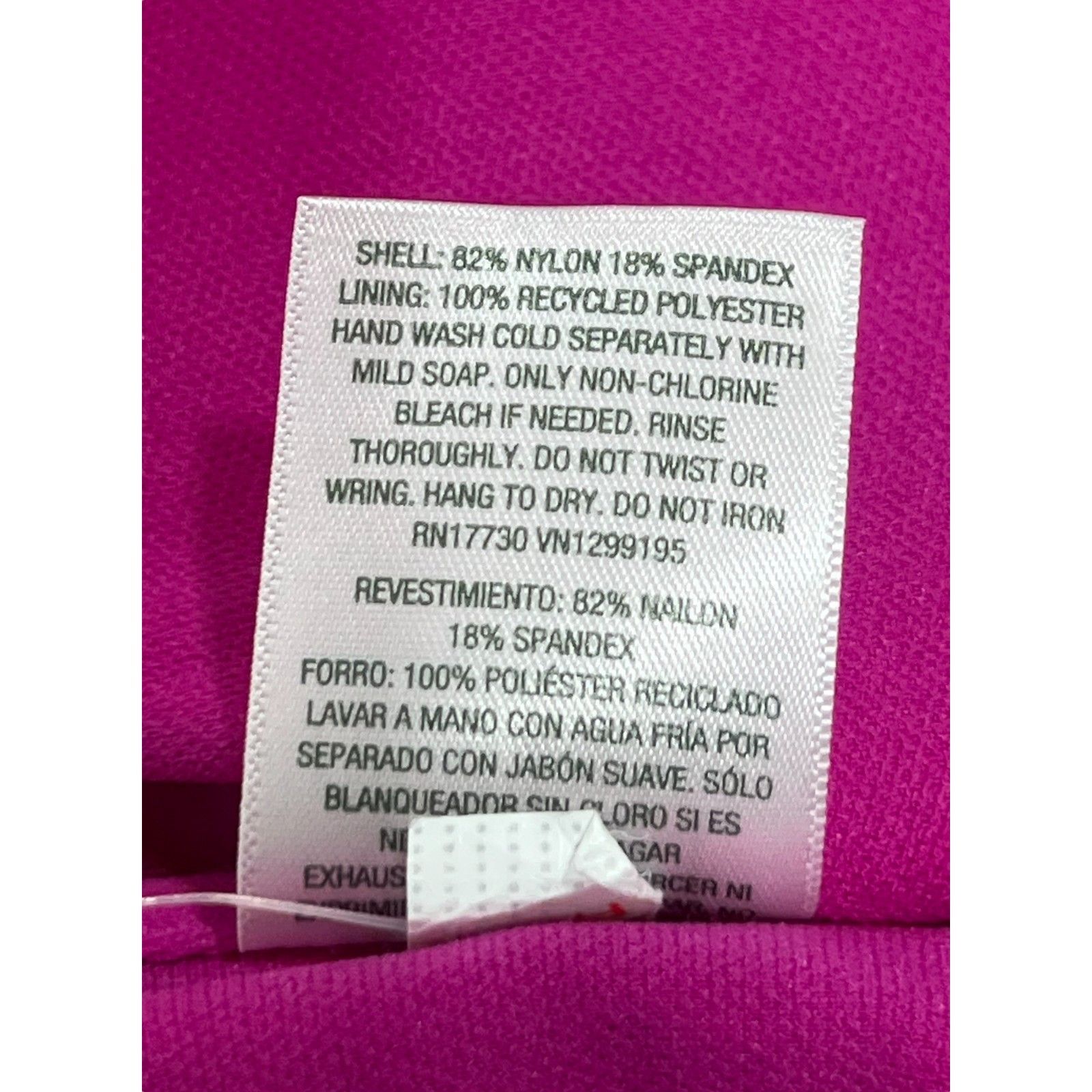 Other Wild Fable - Women's Faux Leather Bandeau Bikini Top - Pink Size ONE SIZE - 10 Thumbnail