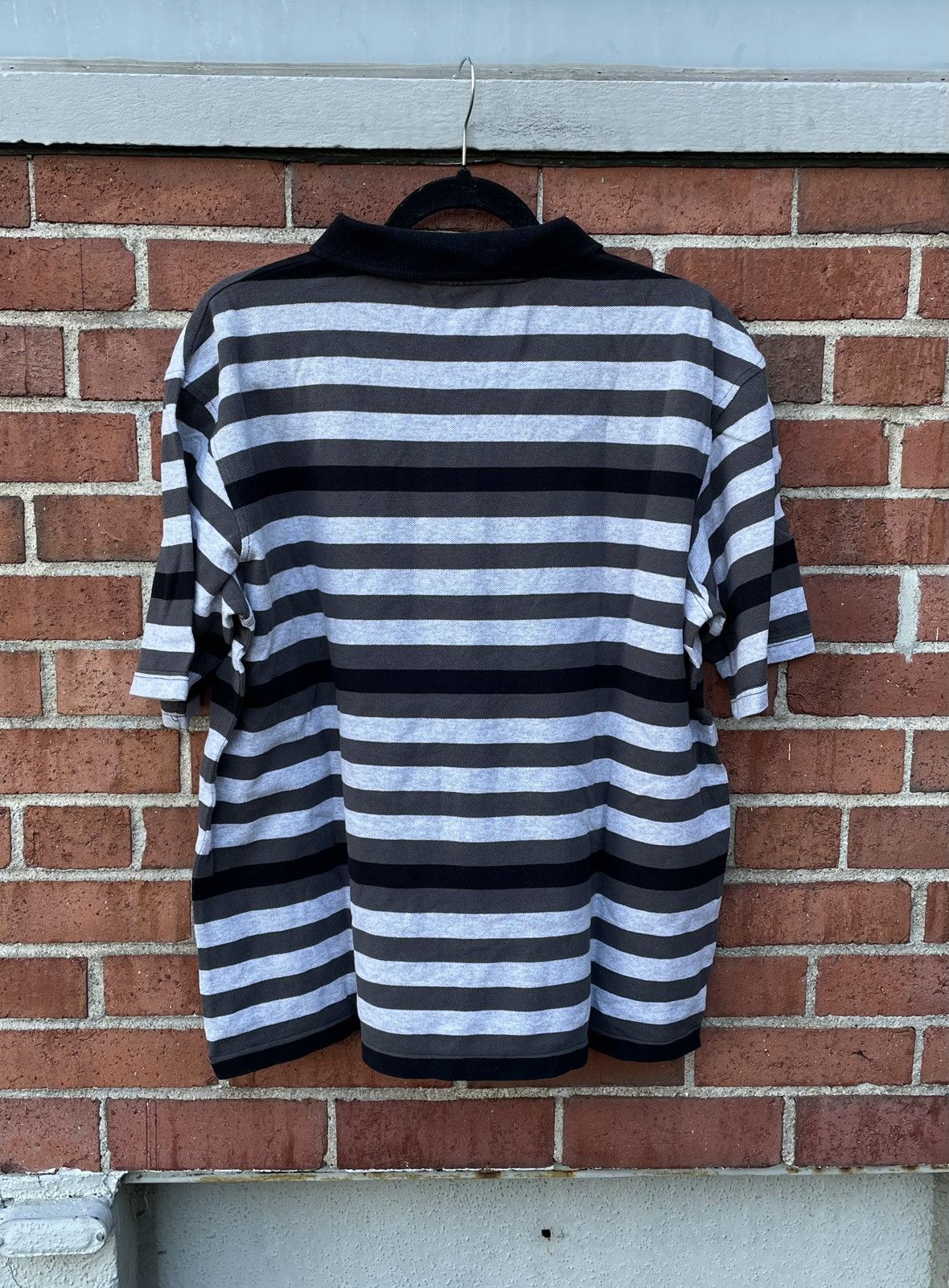 Southpole South Pole Men’s Polo Collared Short Multicolored Stripe Size US L / EU 52-54 / 3 - 5 Thumbnail