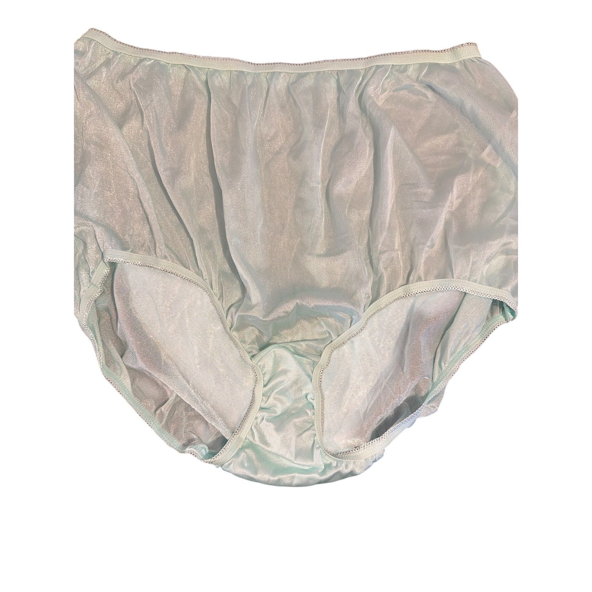 Other Vintage 2 Pair Underscore Nylon Full Brief Panties Lavender Size ONE SIZE - 2 Thumbnail