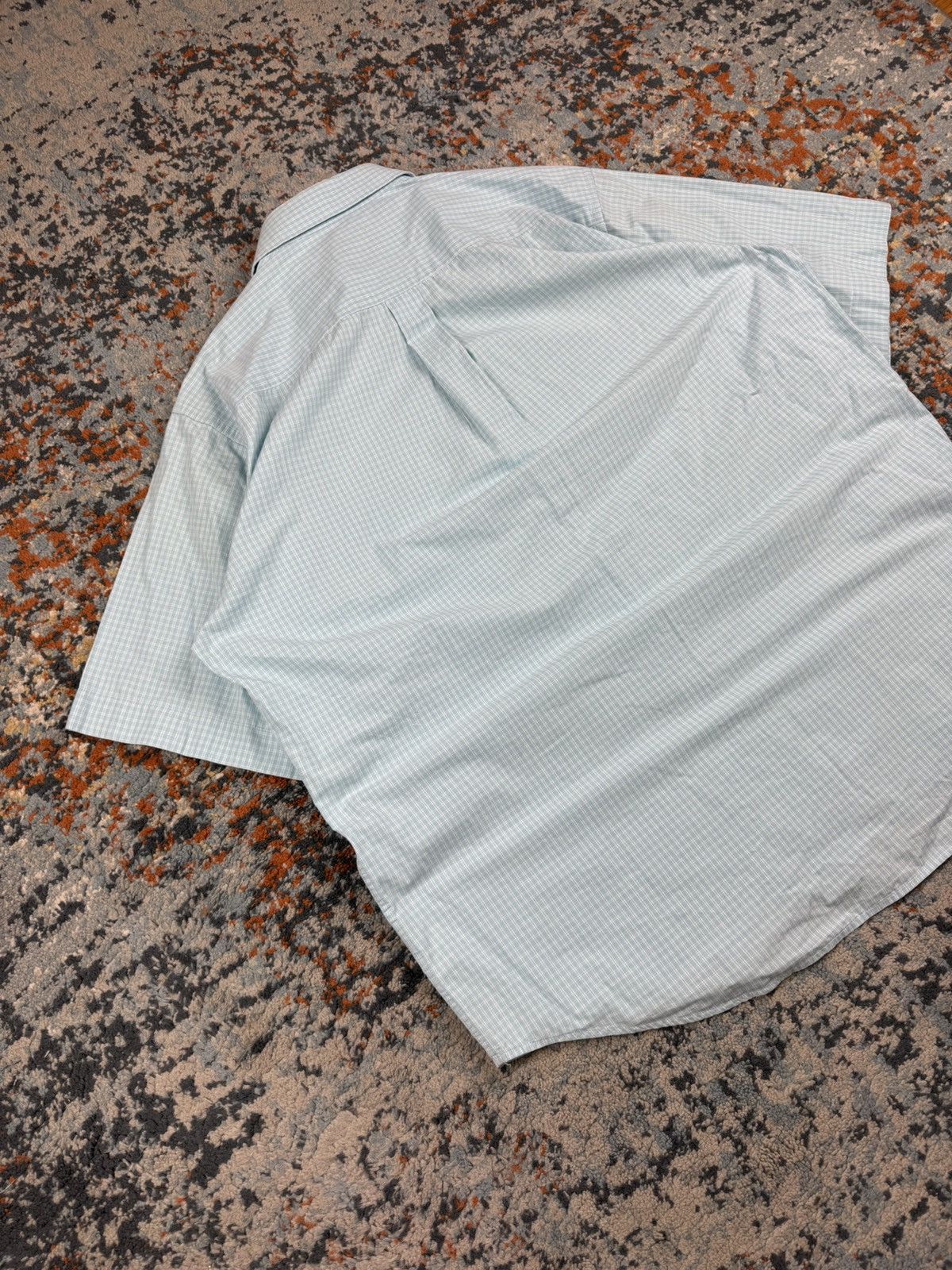 The Kooples Vintage 90s Thomas Burberry baby blue short sleeve shirt Size US M / EU 48-50 / 2 - 4 Thumbnail