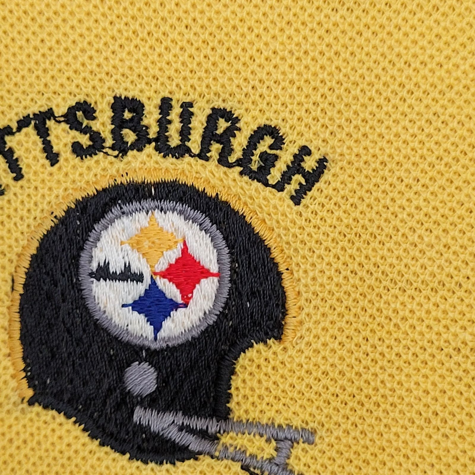 Logo 7 VTG 80s Pittsburgh Steelers Logo 7 Polo Shirt M/L 21x25 USA Size US M / EU 48-50 / 2 - 4 Thumbnail