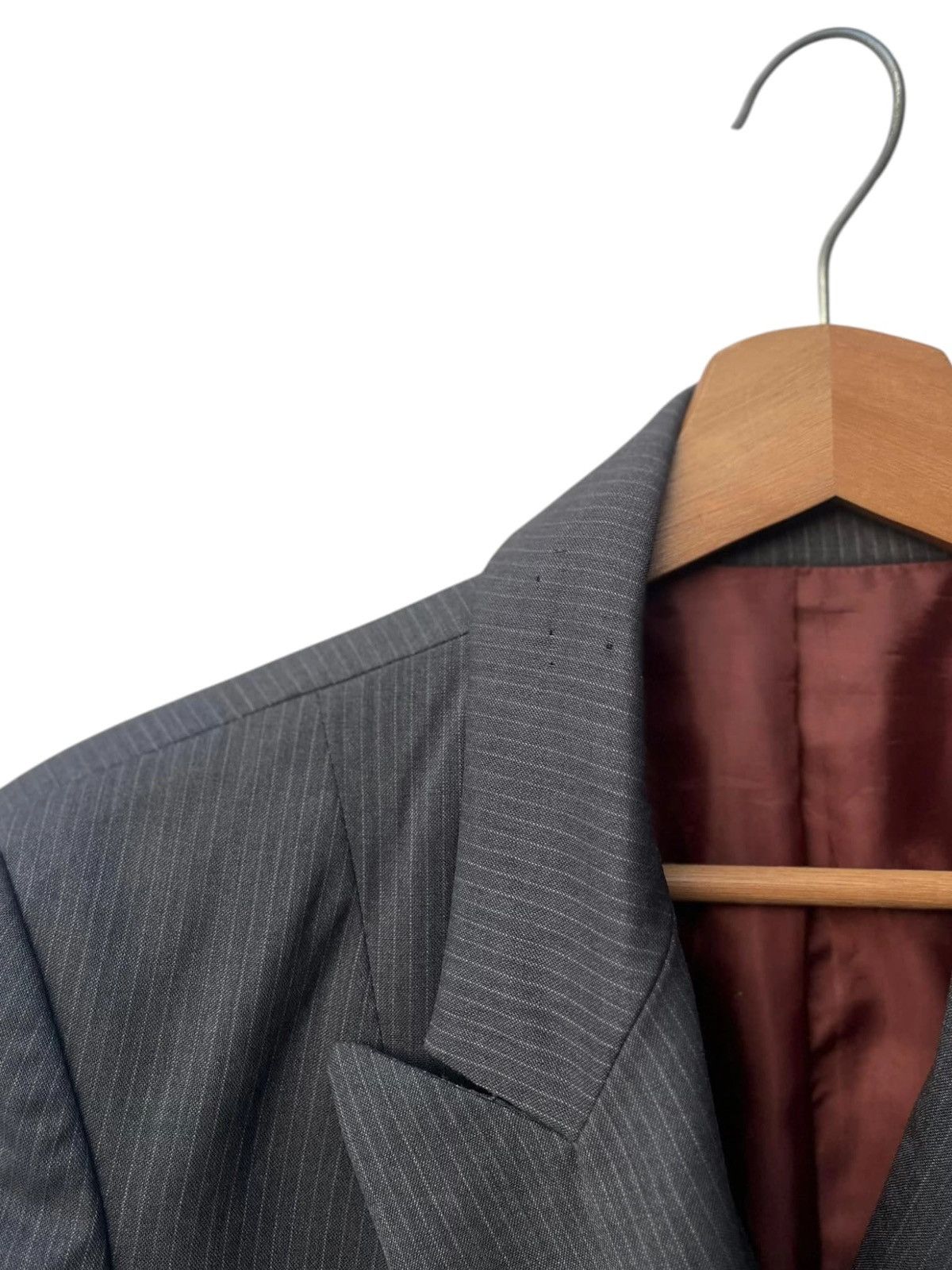 Jean Paul Gaultier Archive Jean Paul Gaultier Classique Pinstripe Wrap Jacket Size M / US 6-8 / IT 42-44 - 19 Thumbnail