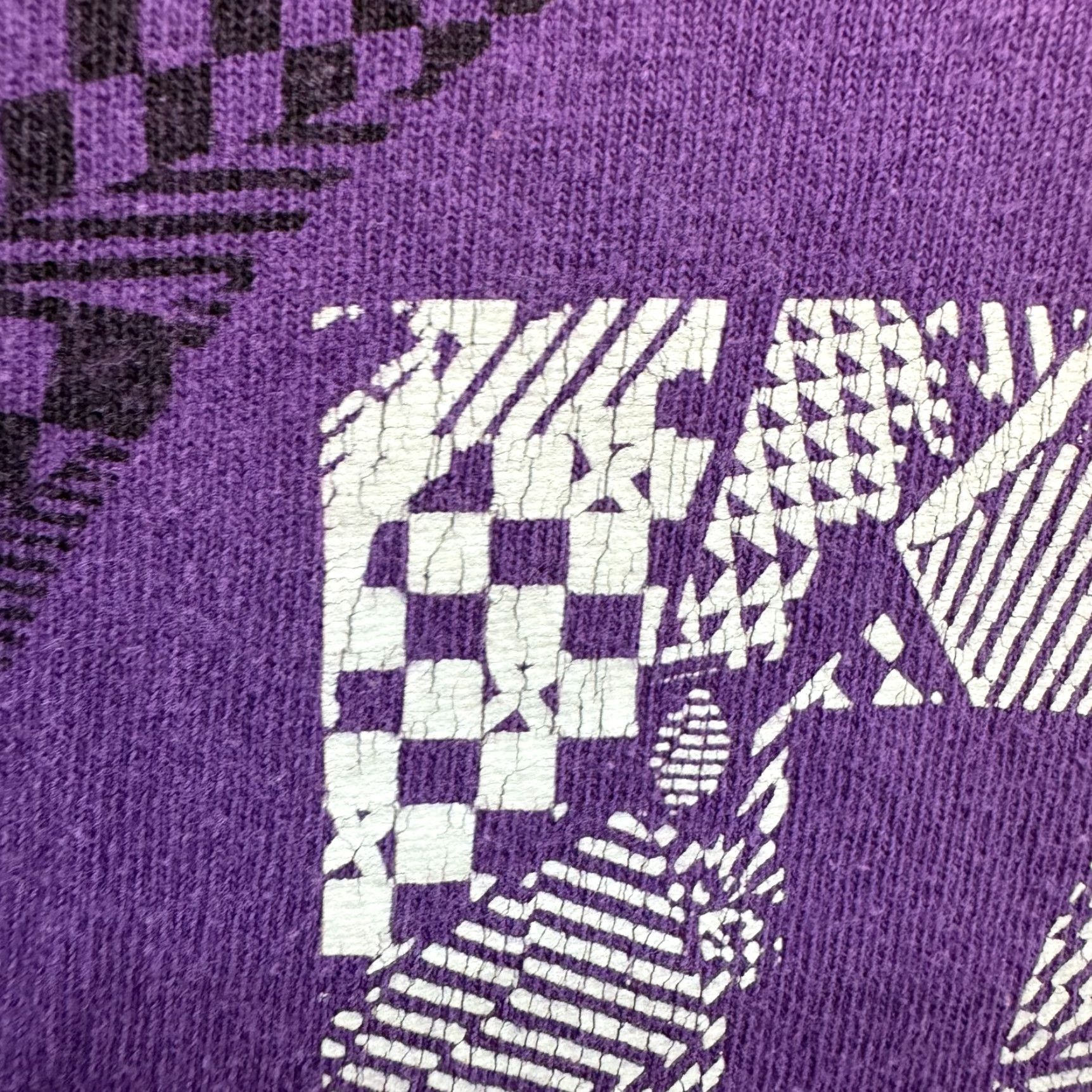 Logo 7 VINTAGE DC T-Shirt Purple XL Logo Graphic Skater Grunge Unisex Size US XL / EU 56 / 4 - 4 Thumbnail