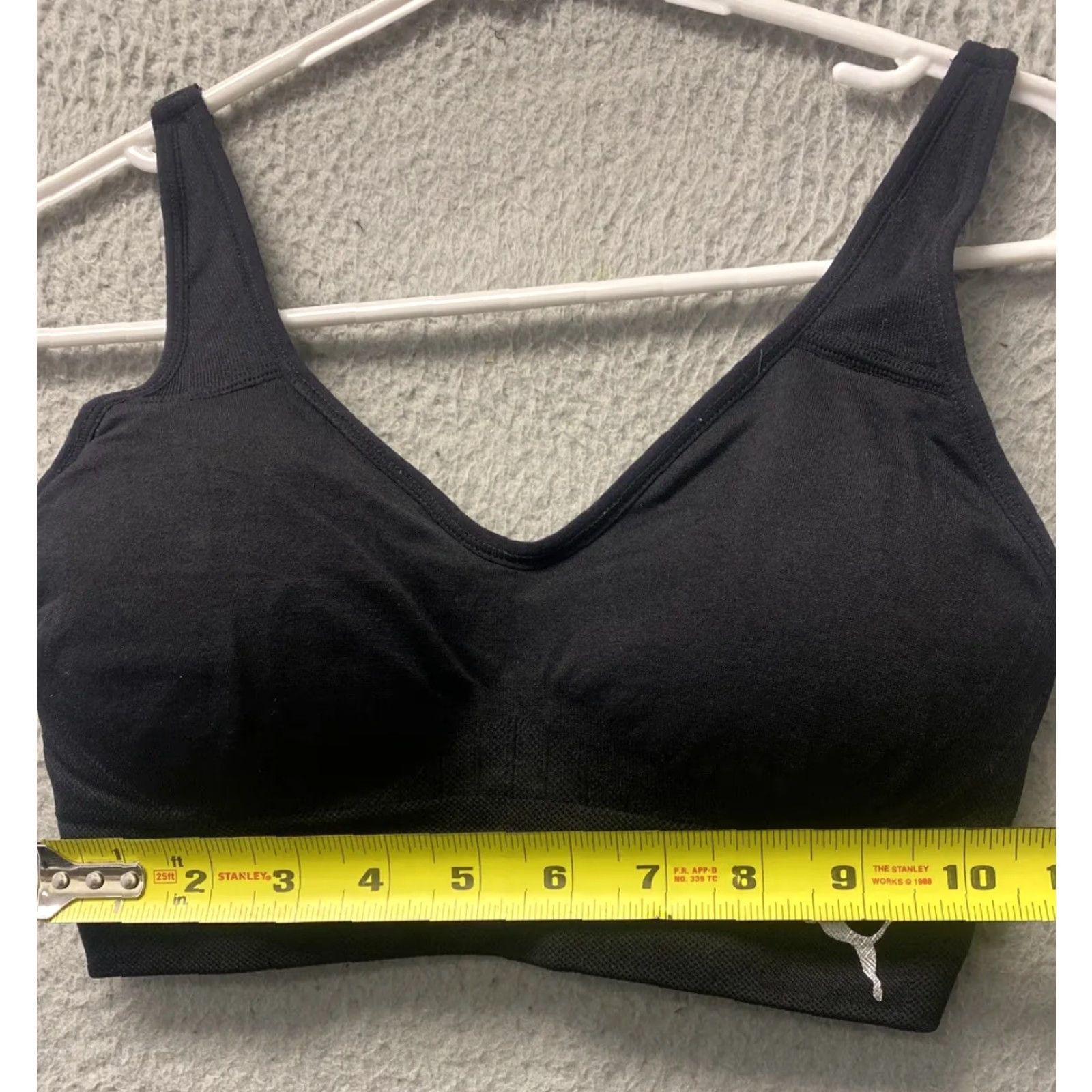 Puma PUMA Performance Women’s Sports Bra Black Small Activewear /107-13 Sports Bra Seamless / Activewear Women’s Small Black PUMA 107-13 Size ONE SIZE - 3 Thumbnail