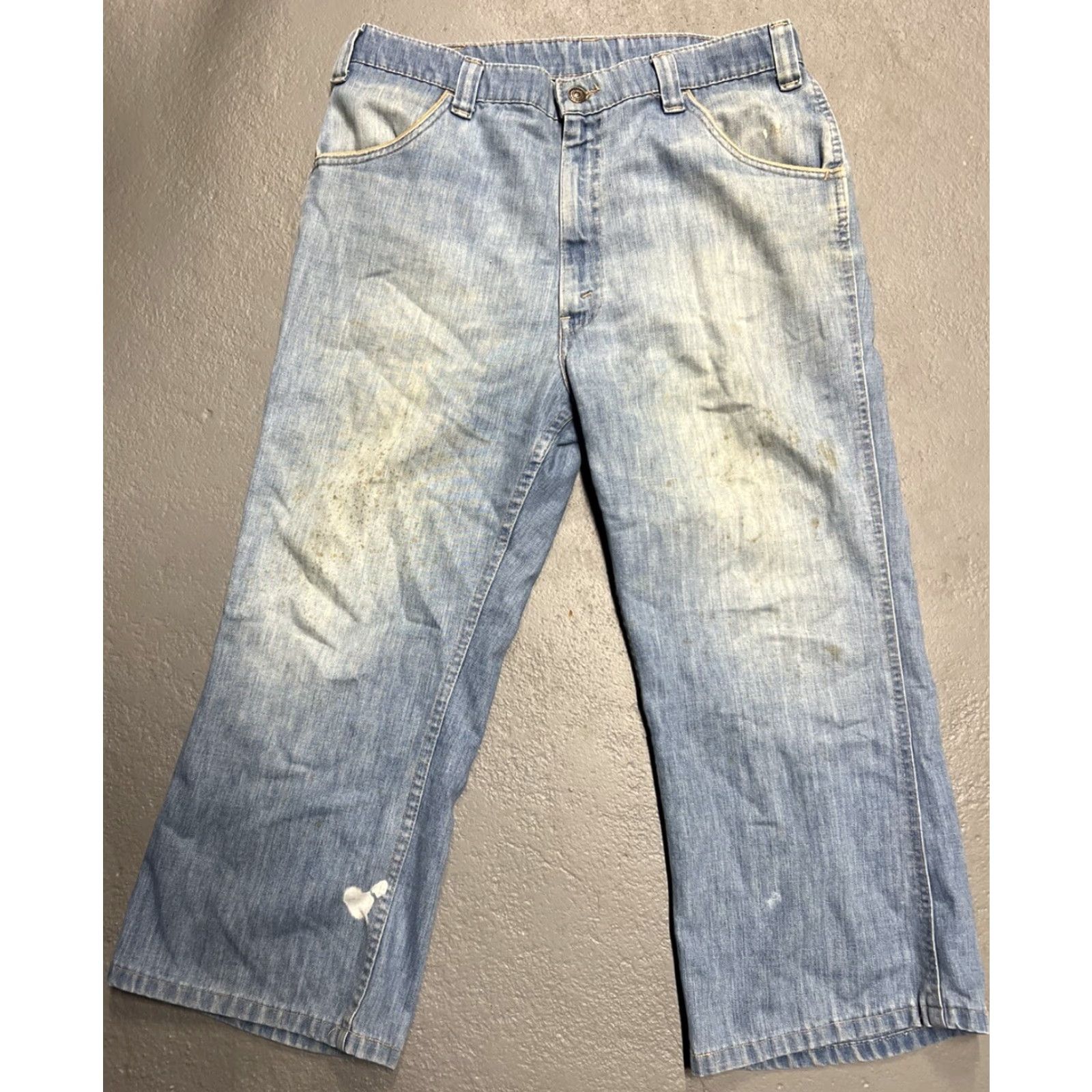 Levi's VINTAGE Levi’s San Francisco Jeans Distressed Size 34 X 23 Orange Tab Mens Jeans Size US 34 / EU 50 - 2 Thumbnail
