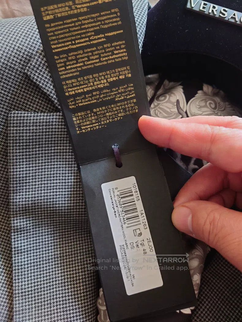 Versace Versace Suit Size 48S - 4 Thumbnail