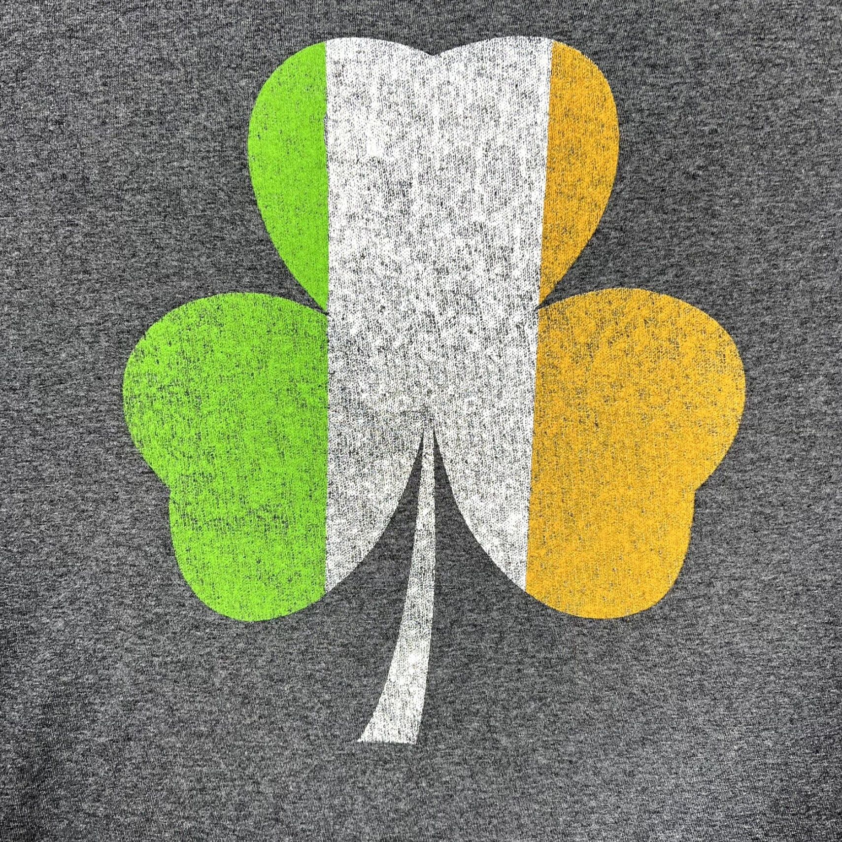 Vintage FifthSun Mens XL Dark Grey T-Shirt Ireland Themed Clover Graphic Tee Size US XL / EU 56 / 4 - 4 Thumbnail