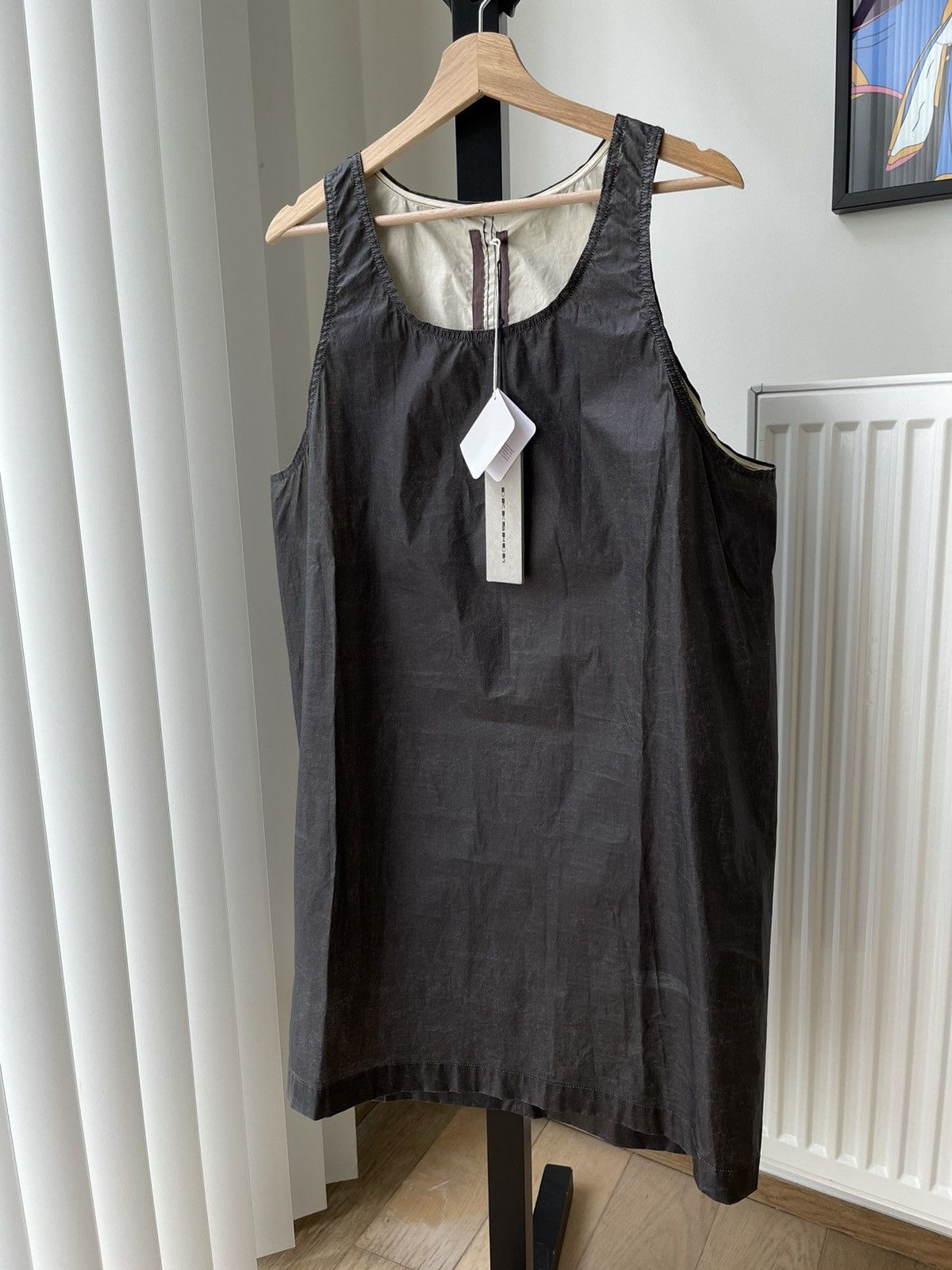 Rick Owens Rick Owens Drkshdw 2017 Stone Washed Black Tank Top Size US L / EU 52-54 / 3 - 2 Thumbnail