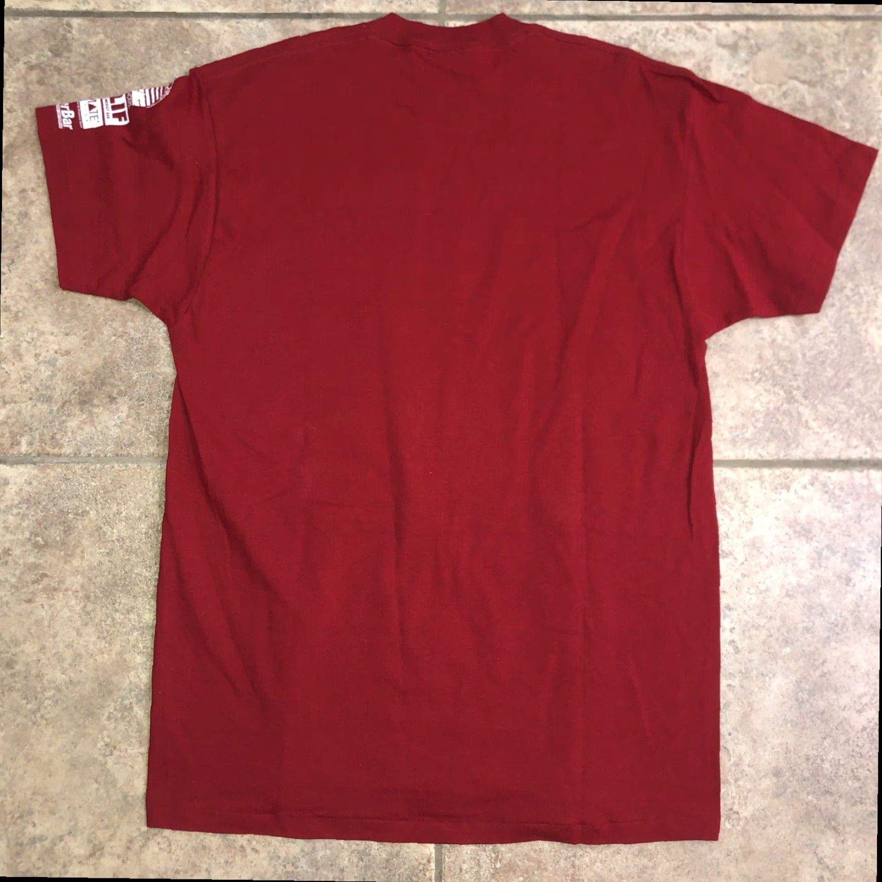 Delta VINTAGE Delta Stitch Red T-Shirt Mens Large Size US L / EU 52-54 / 3 - 4 Thumbnail