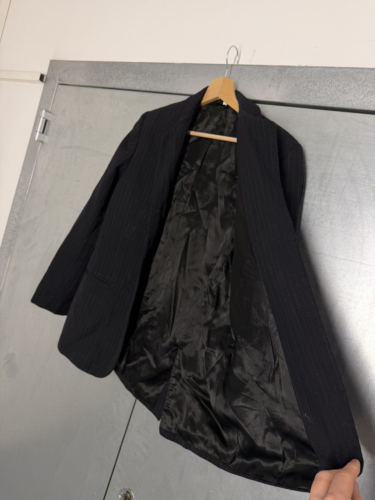 Helmut Lang Vintage 80s Helmut Lang Vienna Wien Rare Blazer Size 42L - 13 Thumbnail