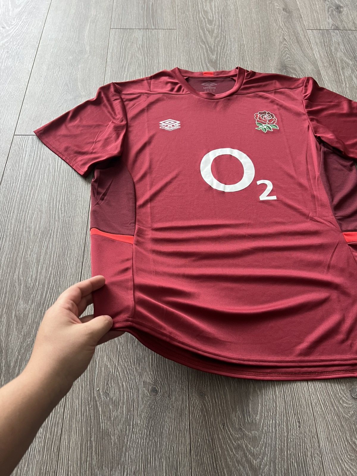 Umbro Umbro England Rugby Shirt Jersey Size US XXL / EU 58 / 5 - 6 Thumbnail