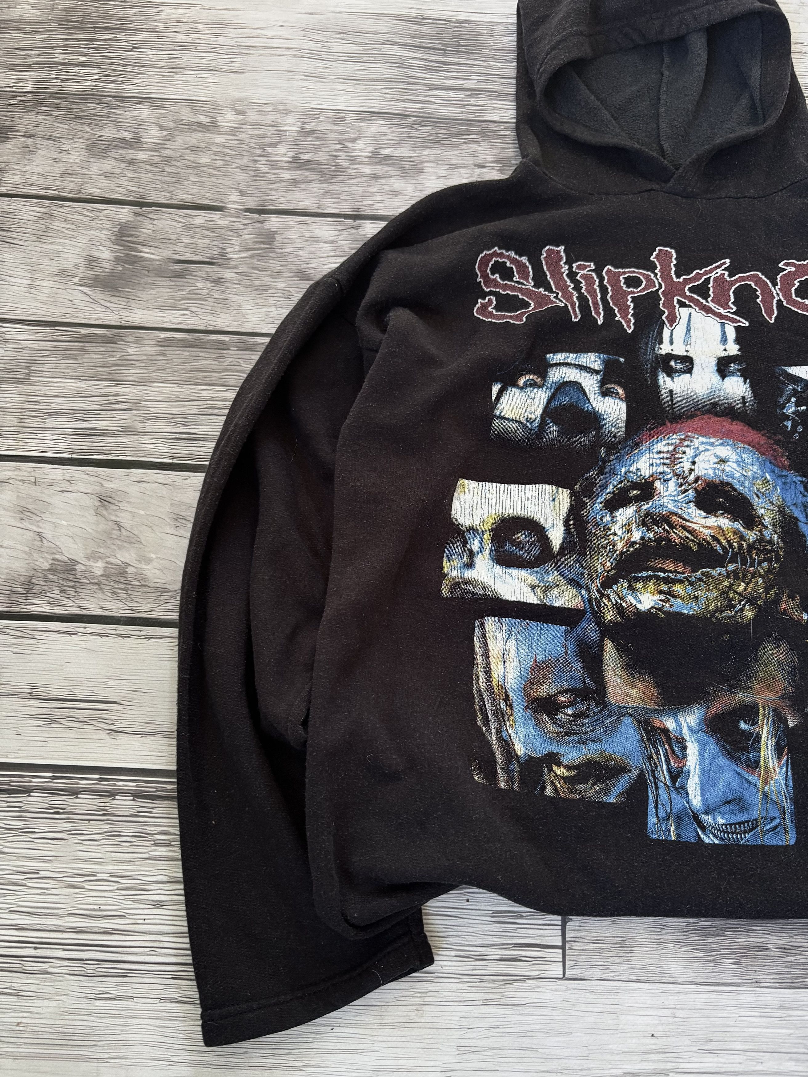 Hysteric Glamour VTG BALENCIAGA STYLE SLIPKNOT BAND TEES METAL HOODIE Size US M / EU 48-50 / 2 - 3 Thumbnail