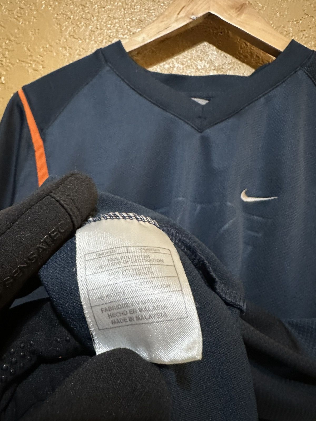 Nike 🍊 Y2K Vintage Nike Jersey Shirt Large Swoosh Size US L / EU 52-54 / 3 - 7 Thumbnail