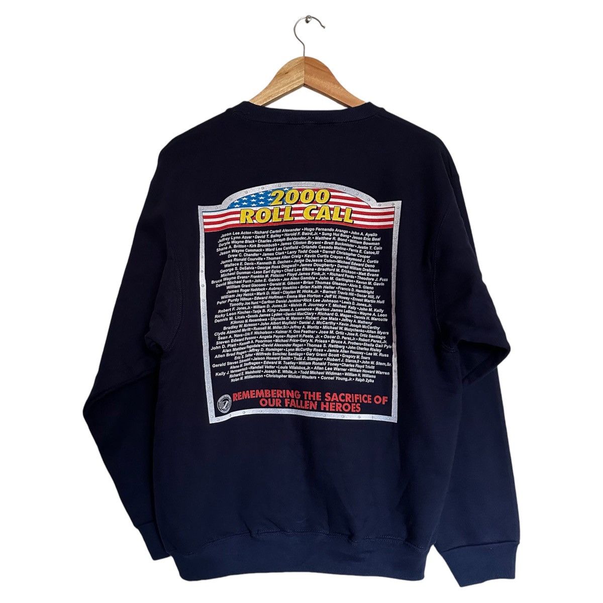 Vintage Vintage National Police Washington Crewneck 00’s Size US M / EU 48-50 / 2 - 2 Thumbnail