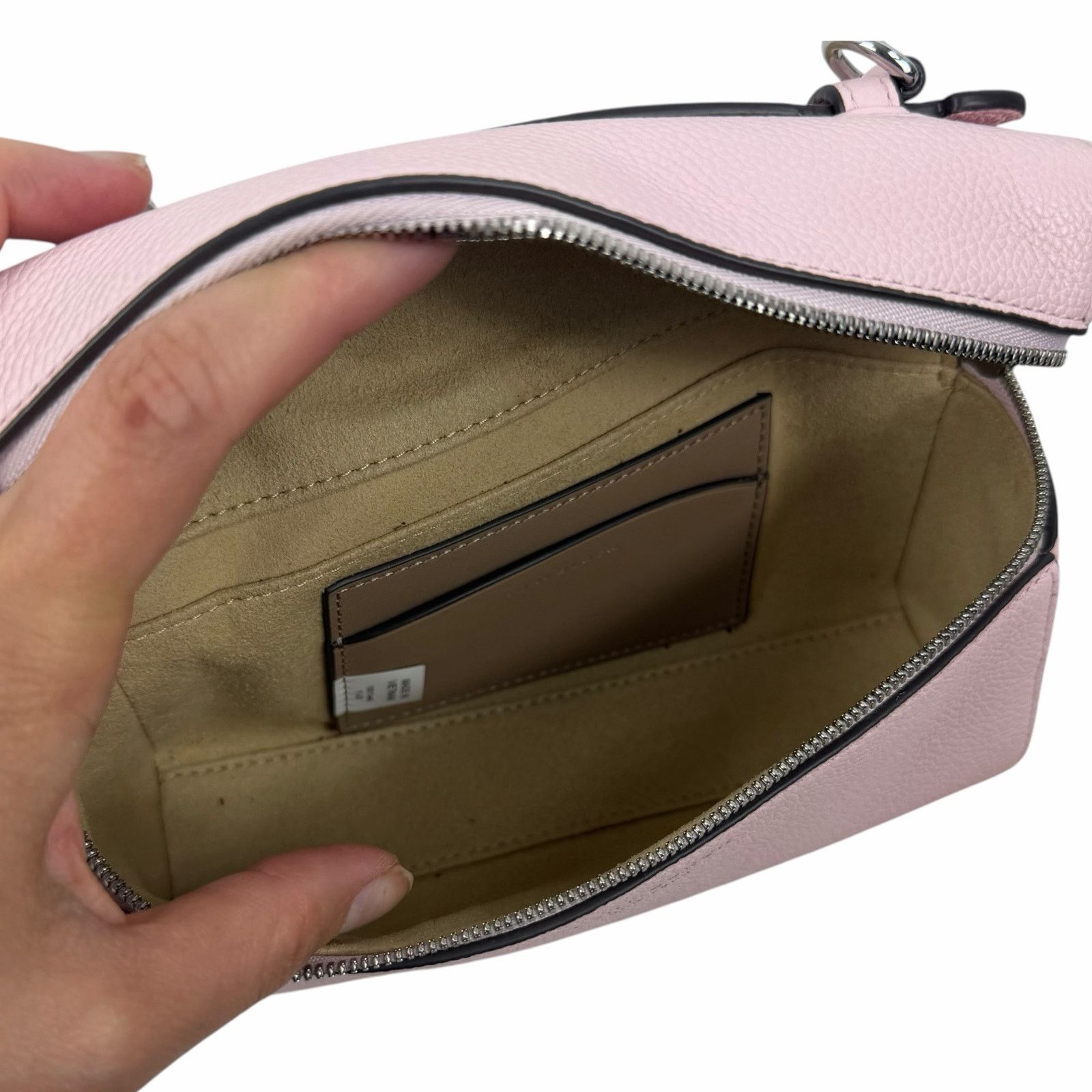 Tory Burch Tory Burch Slim Romy Top Handle Bag Leather Bag Rose Pink Size ONE SIZE - 12 Thumbnail