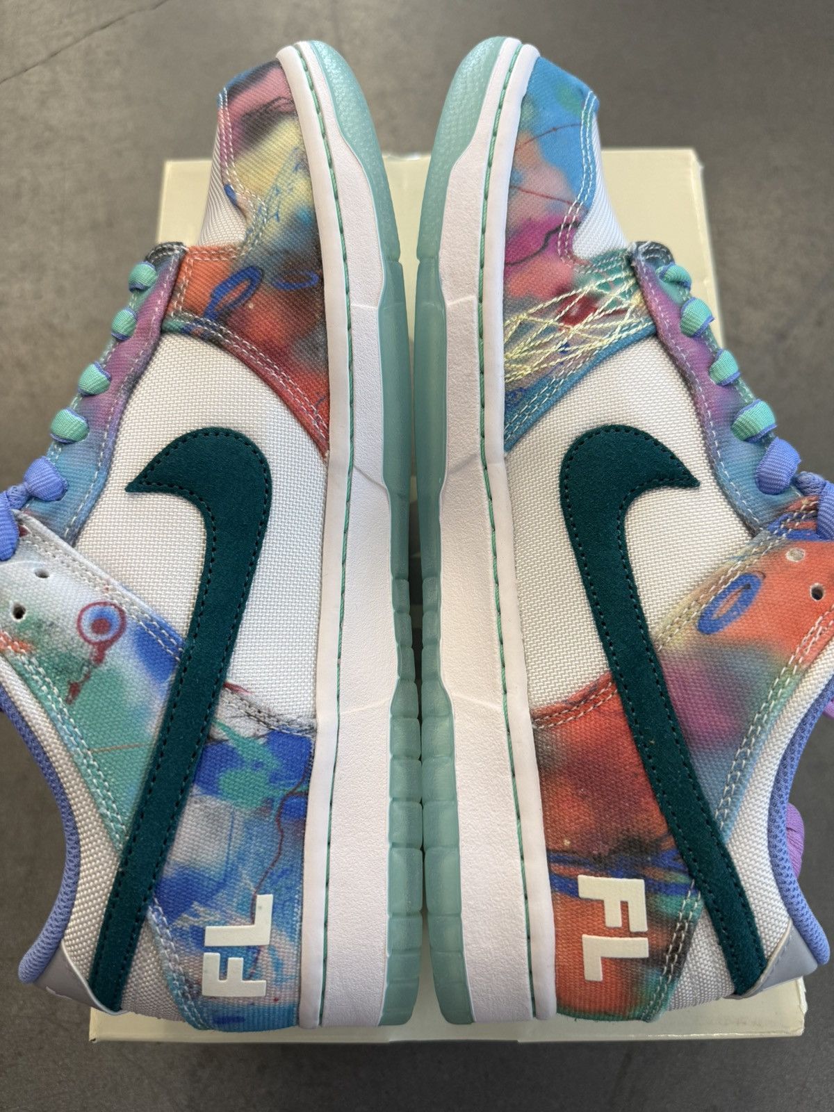 Futura × Nike 2024 Nike SB Dunk Low Futura Laboratories Bleaced Aqua Size US 10 / EU 43 - 5 Thumbnail