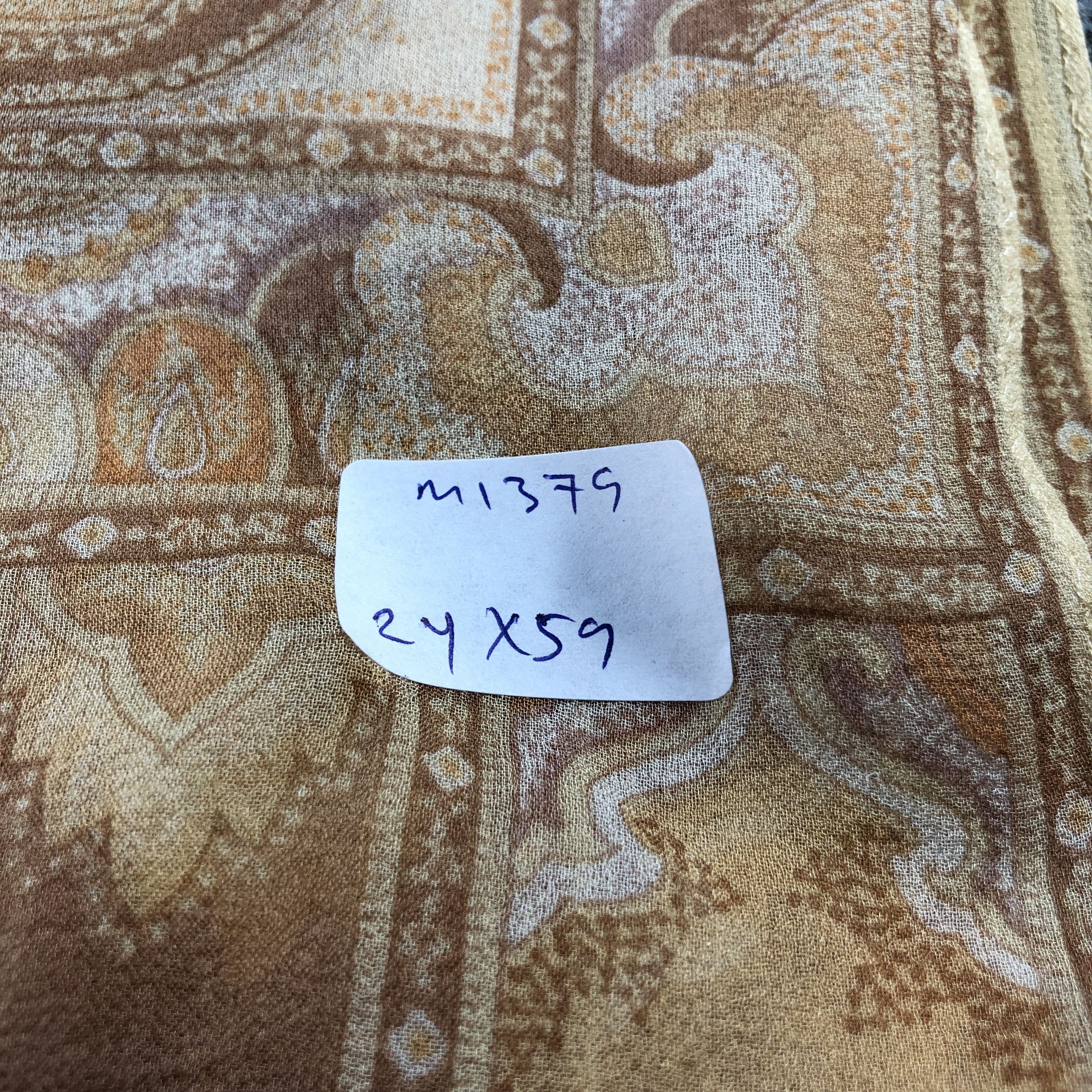 Scapa Sports Scapa of Scotland Paisley Silk Stole Silk Scarf M1379 Size ONE SIZE - 6 Thumbnail