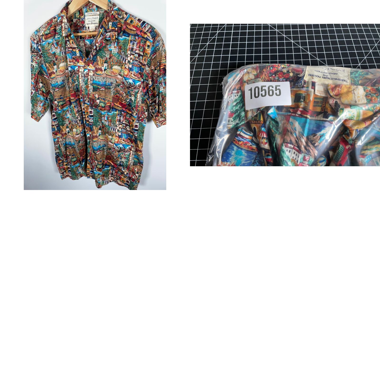Reyn Spooner Reyn Spooner x Guy Buffet Shirt Men's Large Italian Countryside Loop Collar Shirt Size US L / EU 52-54 / 3 - 9 Thumbnail