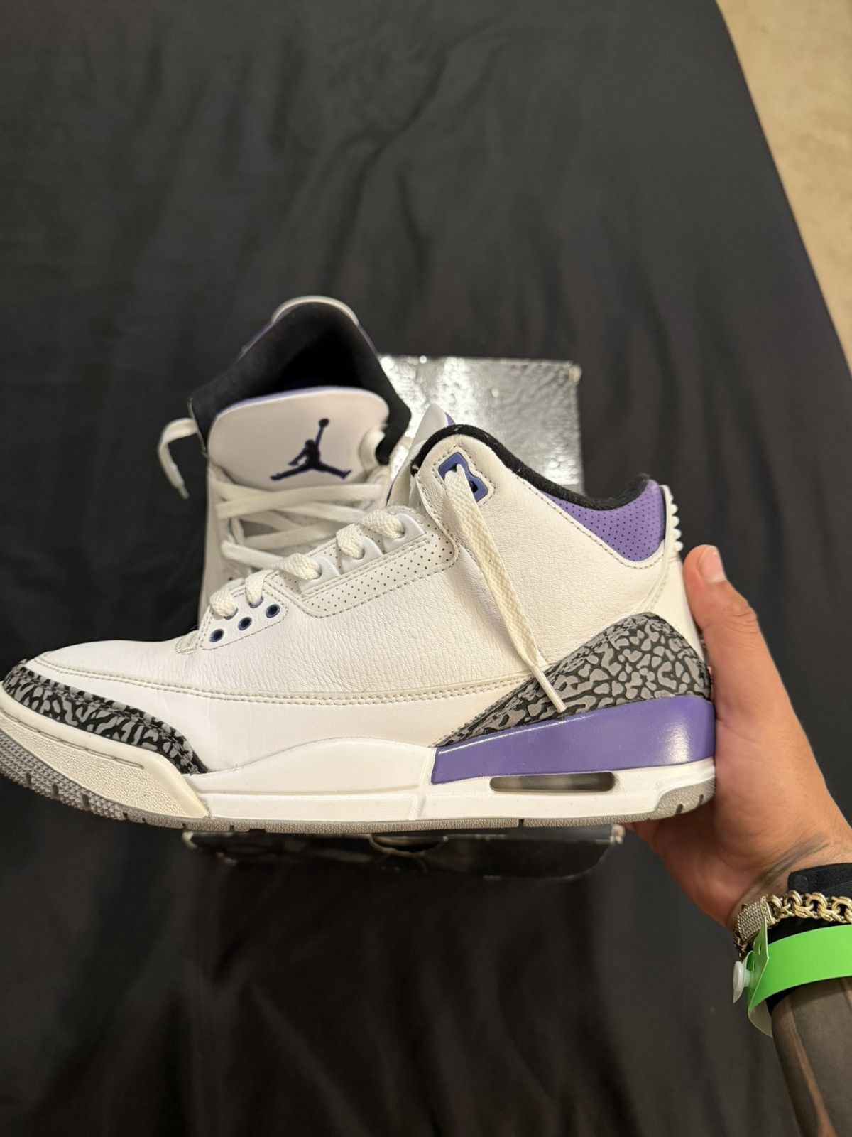 Jordan Brand Air Jordan 3 Retro Dark Iris Size US 9 / EU 42 - 3 Thumbnail