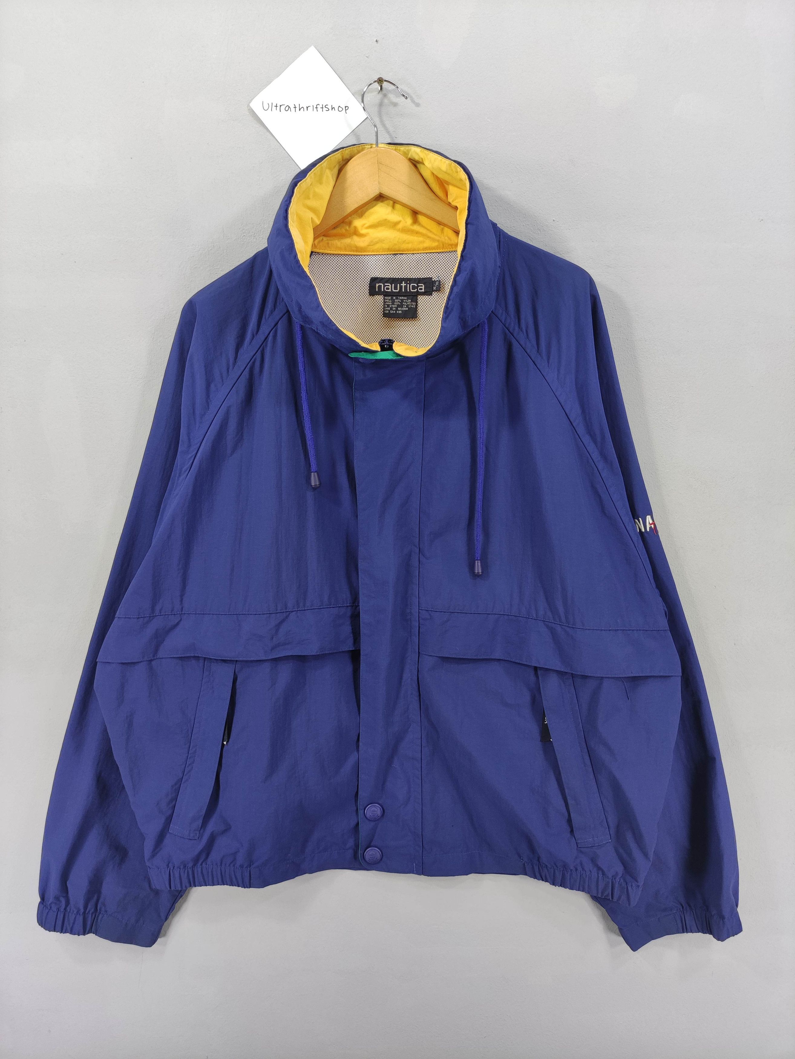 Nautica Vintage 90s Nautica Winbreaker Jacket With Hoodie Size US XL / EU 56 / 4 - 1 Thumbnail