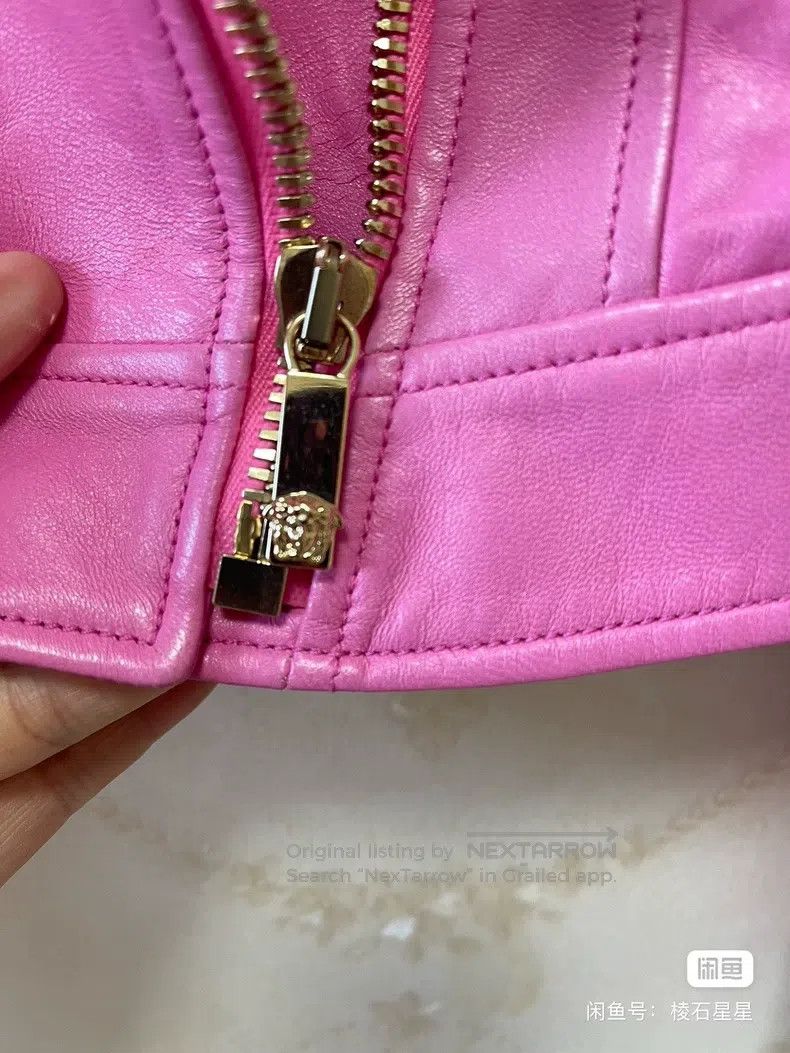 Versace Versace Leather jacket jacket Size S / US 4 / IT 40 - 9 Thumbnail
