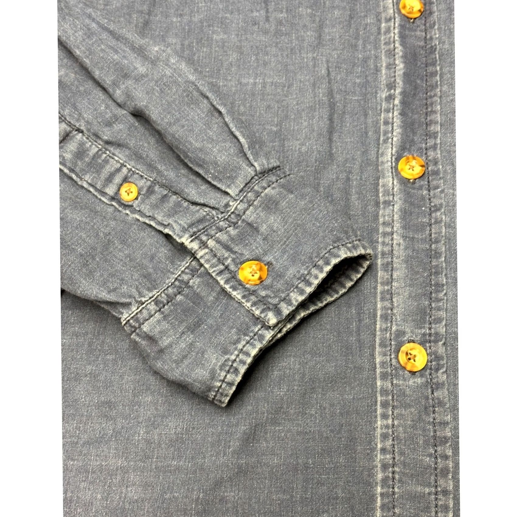 johnnie-O johnnie-O Shirt Mens Large Blue Long Sleeve Cotton West Coast Prep Button Down Size US L / EU 52-54 / 3 - 3 Thumbnail