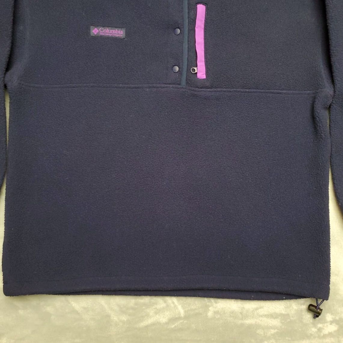Vintage VINTAGE Columbia Sweater Womens L Blue T Snap Fleece Pullover Made in USA Retro Size L / US 10 / IT 46 - 2 Thumbnail