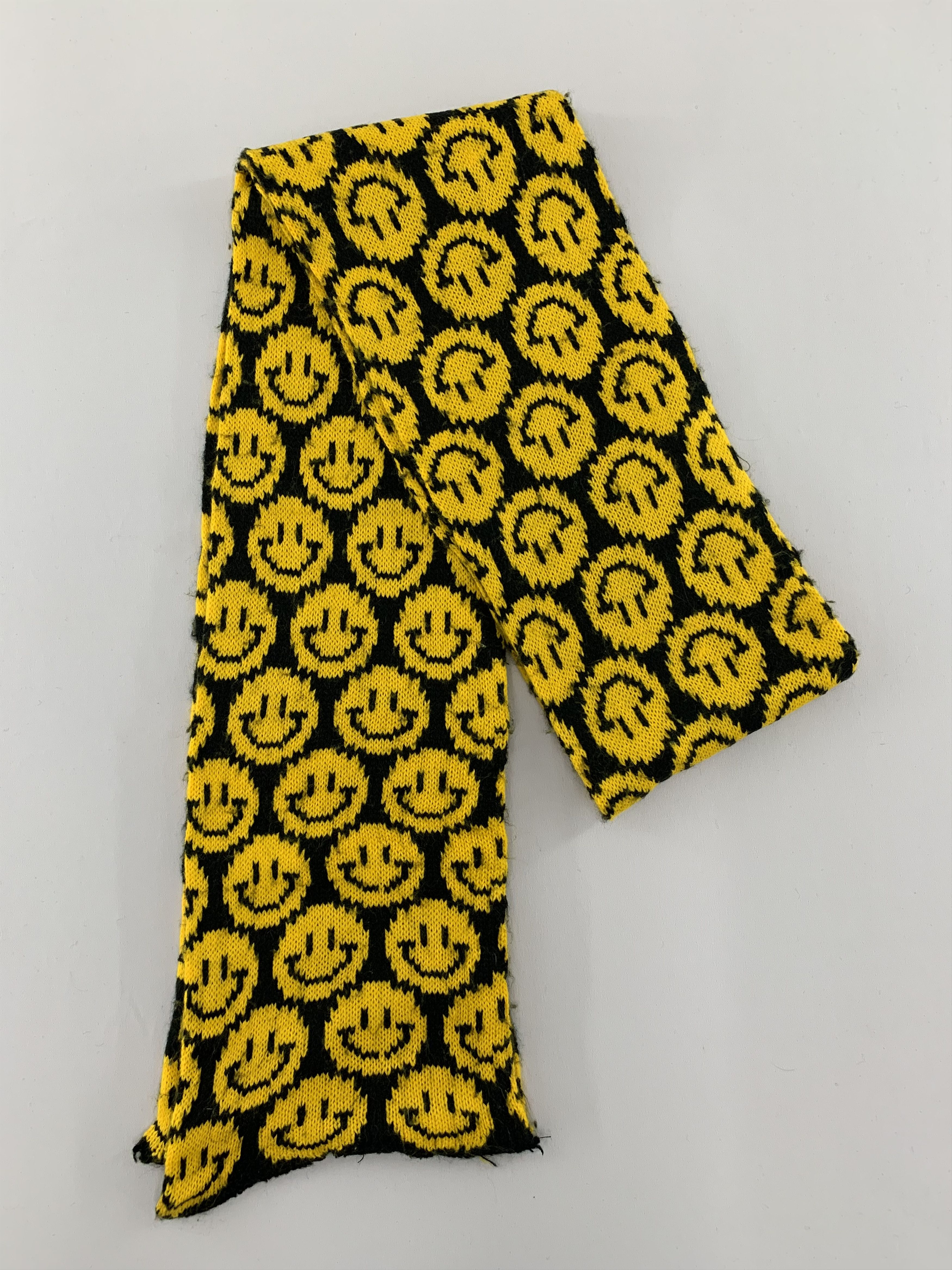 Vintage Smiley Scarf Wool Muffler Neck Wrap BL5168 Size ONE SIZE - 2 Thumbnail