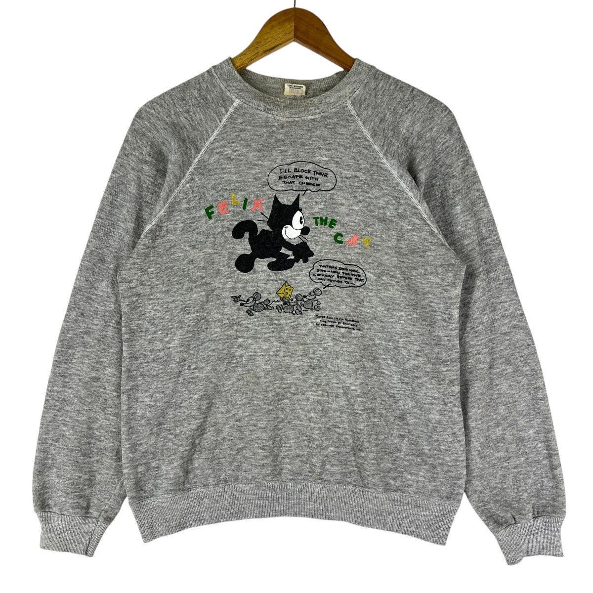 Felix 🔥 80s Felix The Cat X Levis Sweatshirt Made In Usa Size US M / EU 48-50 / 2 - 1 Thumbnail