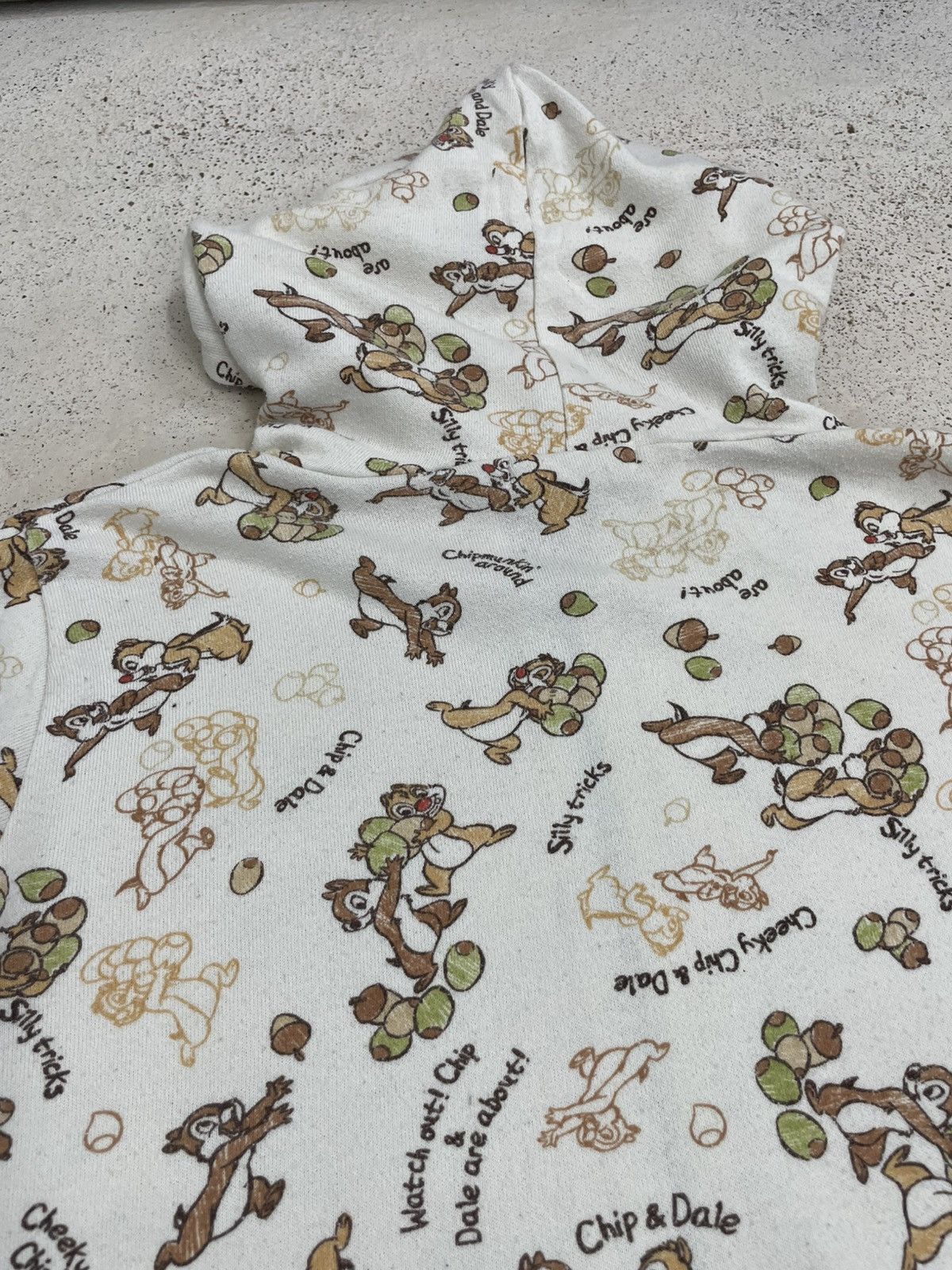 Disney Disney Chipmunk Chip & Dale Cartoon Hoodie Size US M / EU 48-50 / 2 - 12 Thumbnail