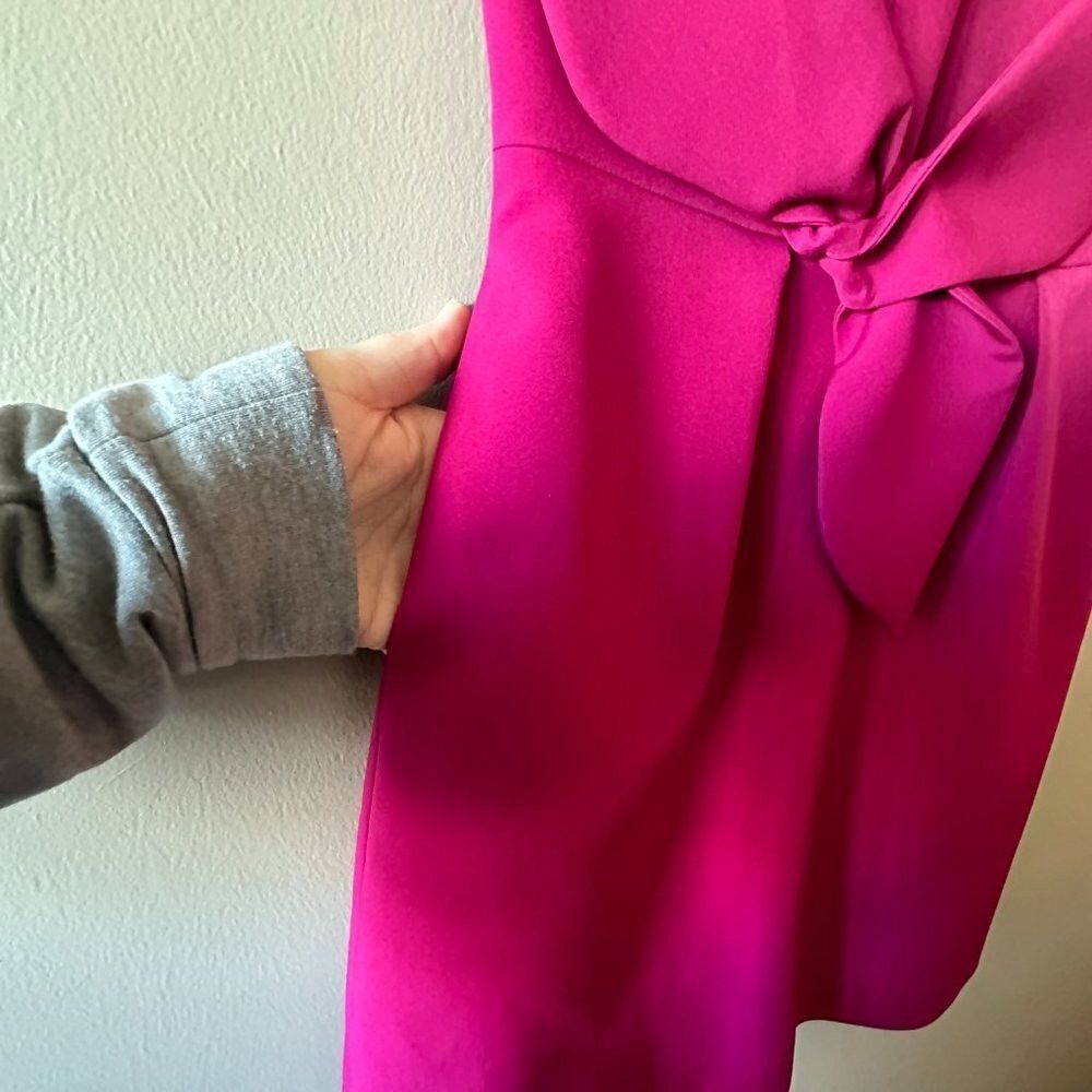 Ted Baker Women's 2 (6) Ted Baker London Magenta Polly Structured Bow Size M / US 6-8 / IT 42-44 - 7 Thumbnail