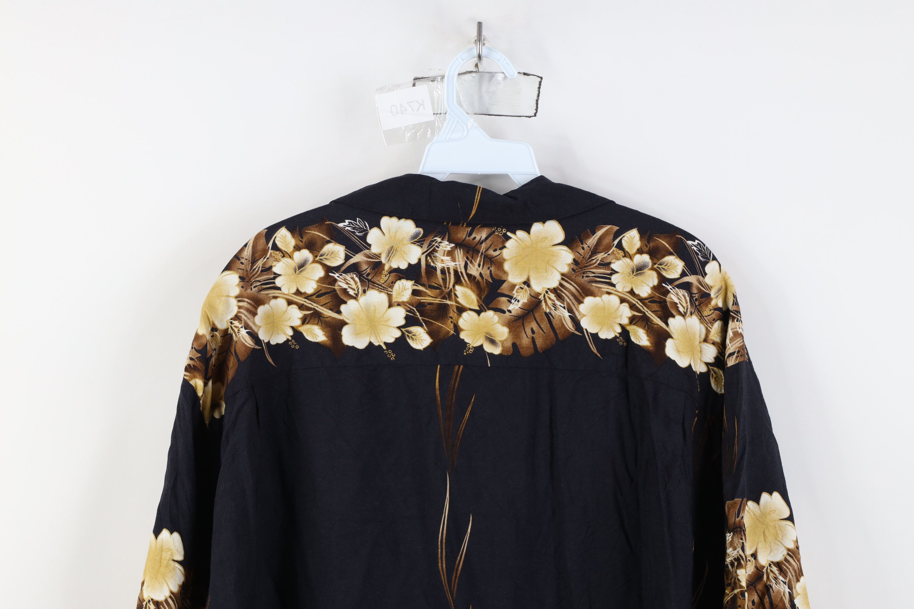 Vintage Vintage 90s Streetwear Flower Hawaiian Button Shirt USA Size US XXL / EU 58 / 5 - 11 Thumbnail