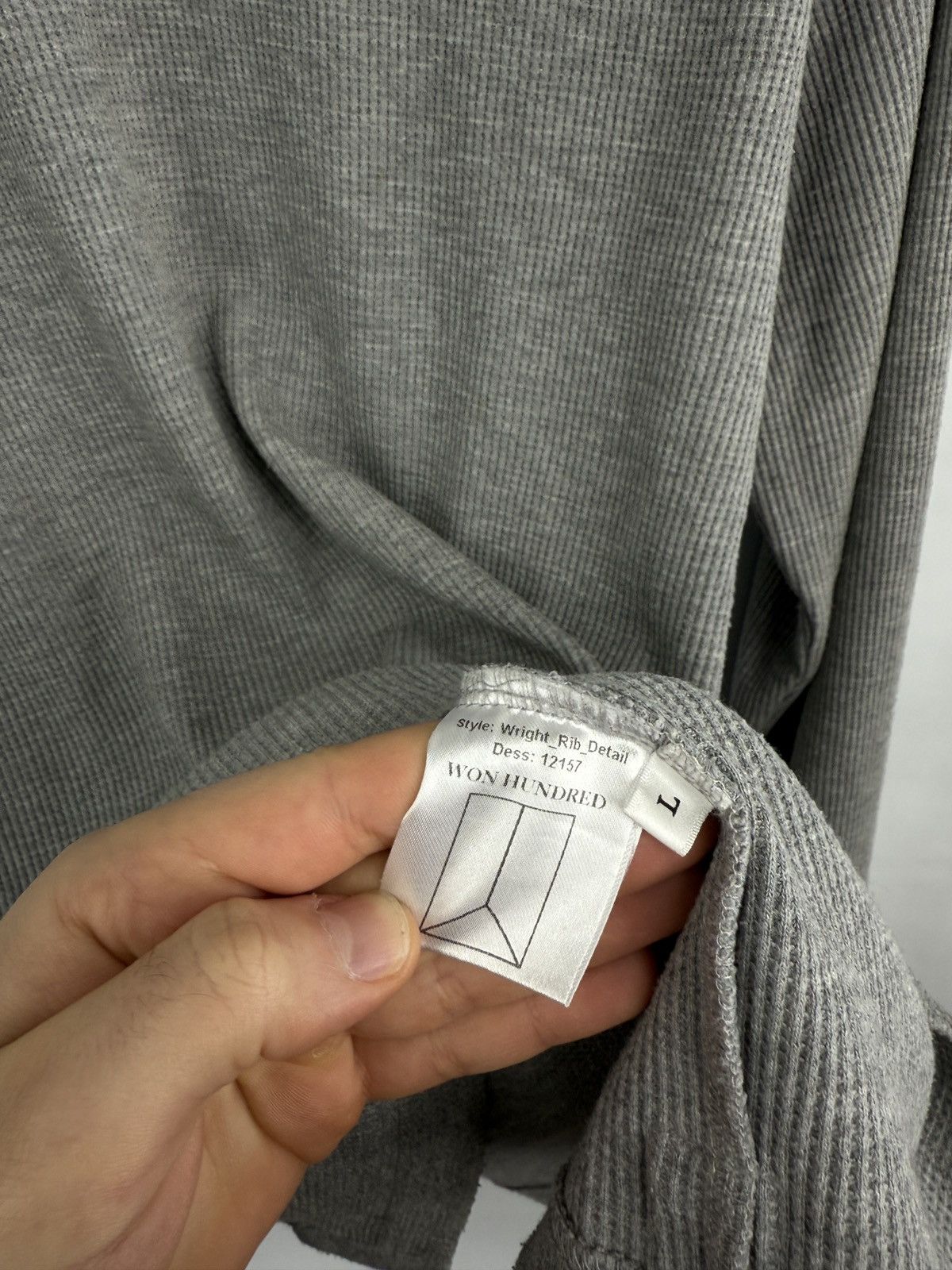 Won Hundred Won Hundred Long Sleeve Rare Retro Hype Y2K Size US L / EU 52-54 / 3 - 5 Thumbnail