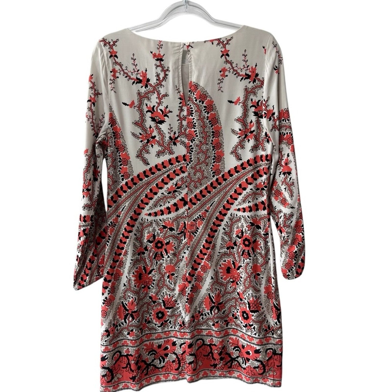 Old Navy Old Navy Floral Print Long Sleeve Knee Length Shift Dress Size M / US 6-8 / IT 42-44 - 2 Thumbnail