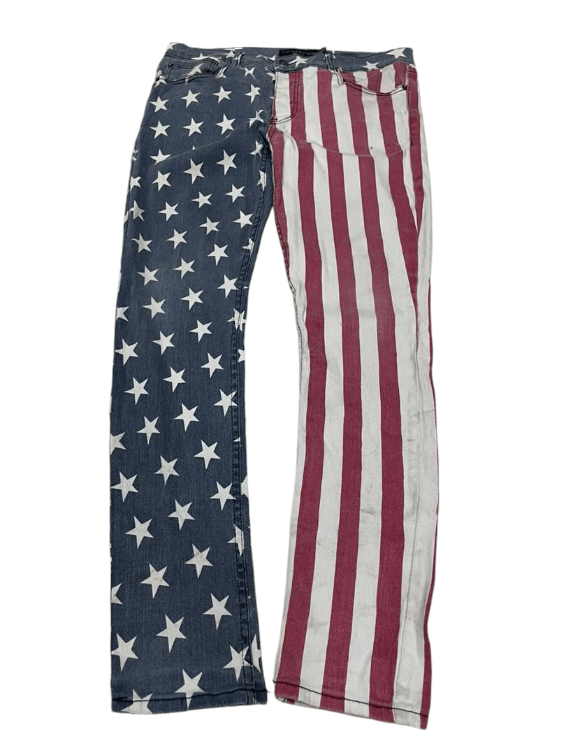 Rockstar Games 💥Rockstar Lip Service American Flag 💥 Size US 35 - 6 Thumbnail