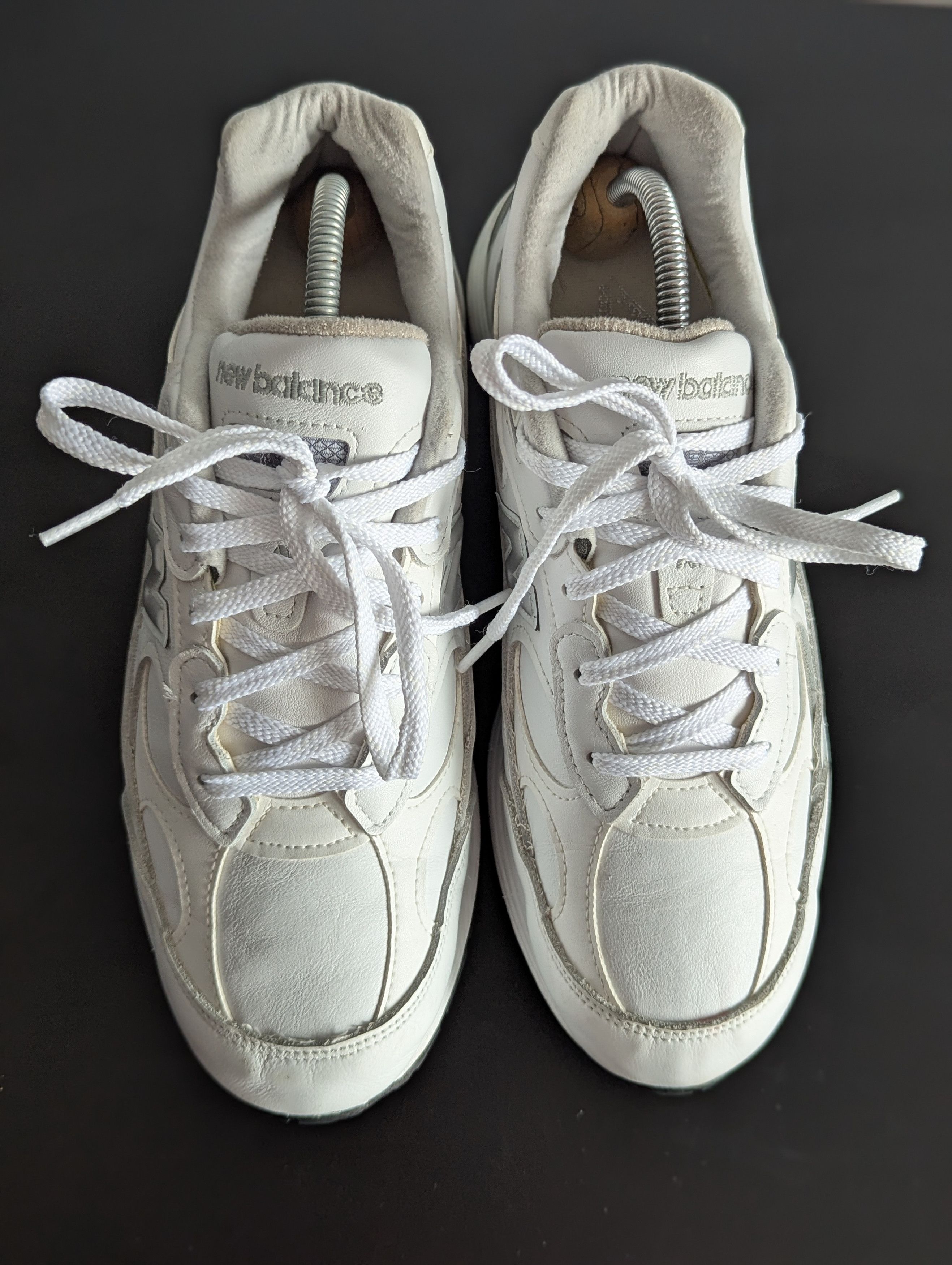 New Balance New Balance 992 Made in USA Triple White Leather 990 M992WL Size US 9 / EU 42 - 4 Thumbnail