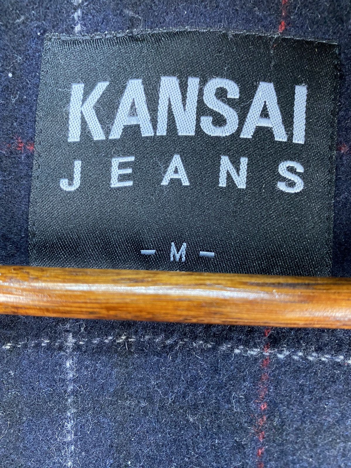Kansai Yamamoto Kansai Jeans Wool Doublecollar Jacket Size US M / EU 48-50 / 2 - 6 Thumbnail