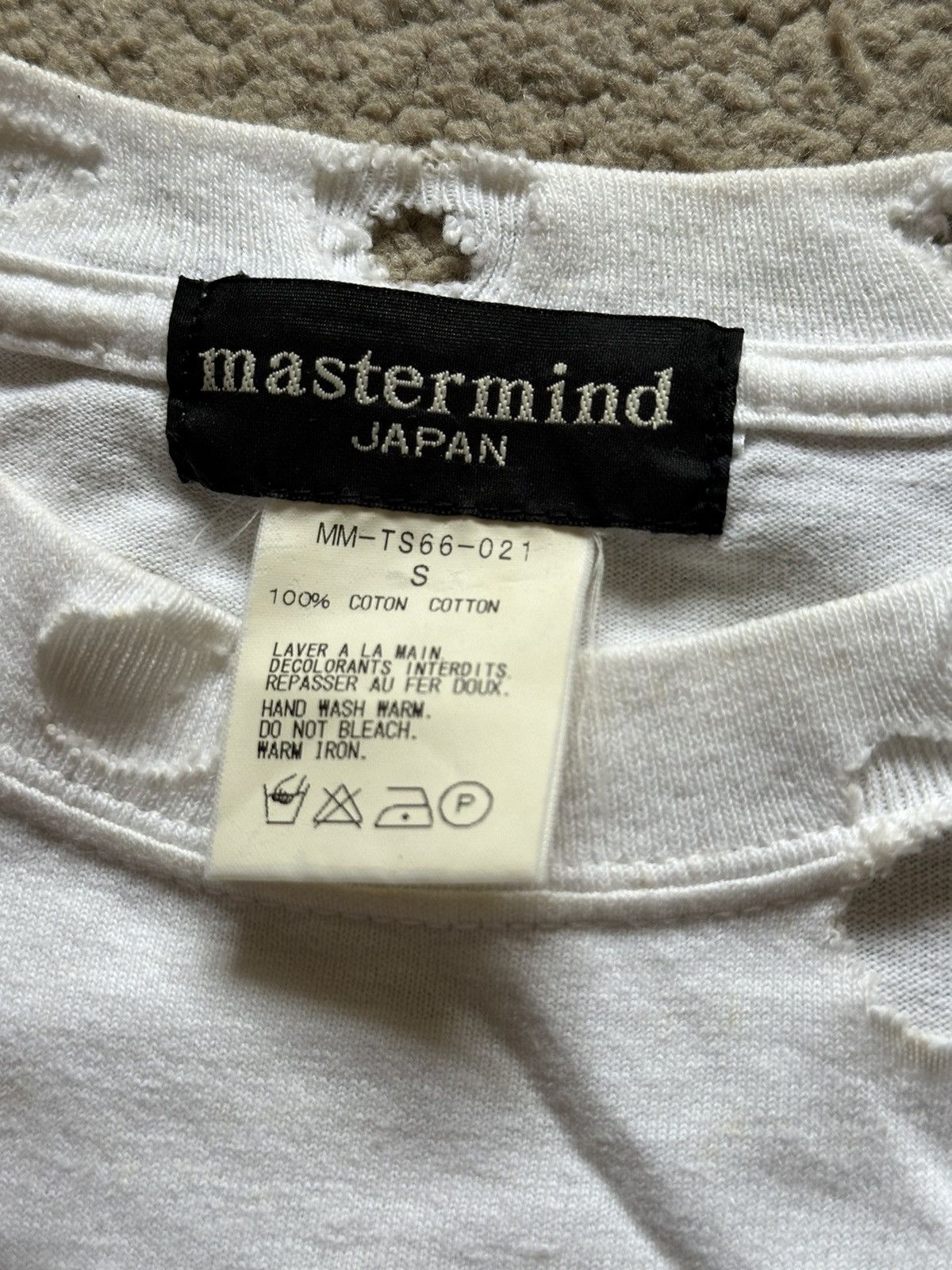 Mastermind Japan Mastermind Japan Love & Peace Thrashed Tshirt Size US S / EU 44-46 / 1 - 20 Thumbnail