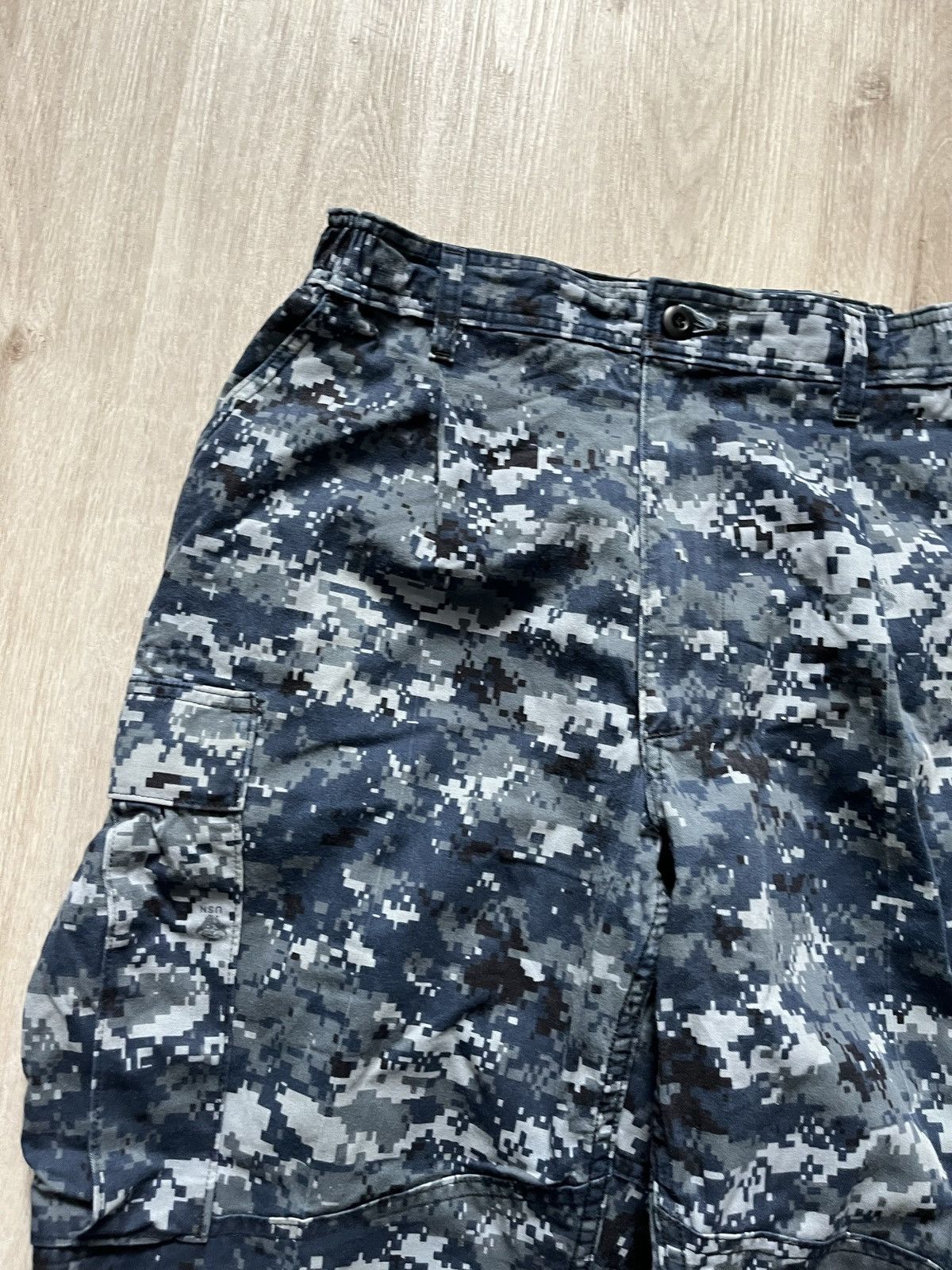 Vintage US MILITARY ISSUED BLUE DIGITAL CAMO Size US 28 / EU 44 - 9 Thumbnail